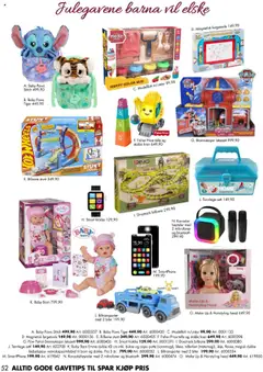 Forhåndsvisning av Spar Kjøp Jule-Magasinet gyldig fra 13.10.2025 | Side: 52 | Produkter: Caps, Klokke