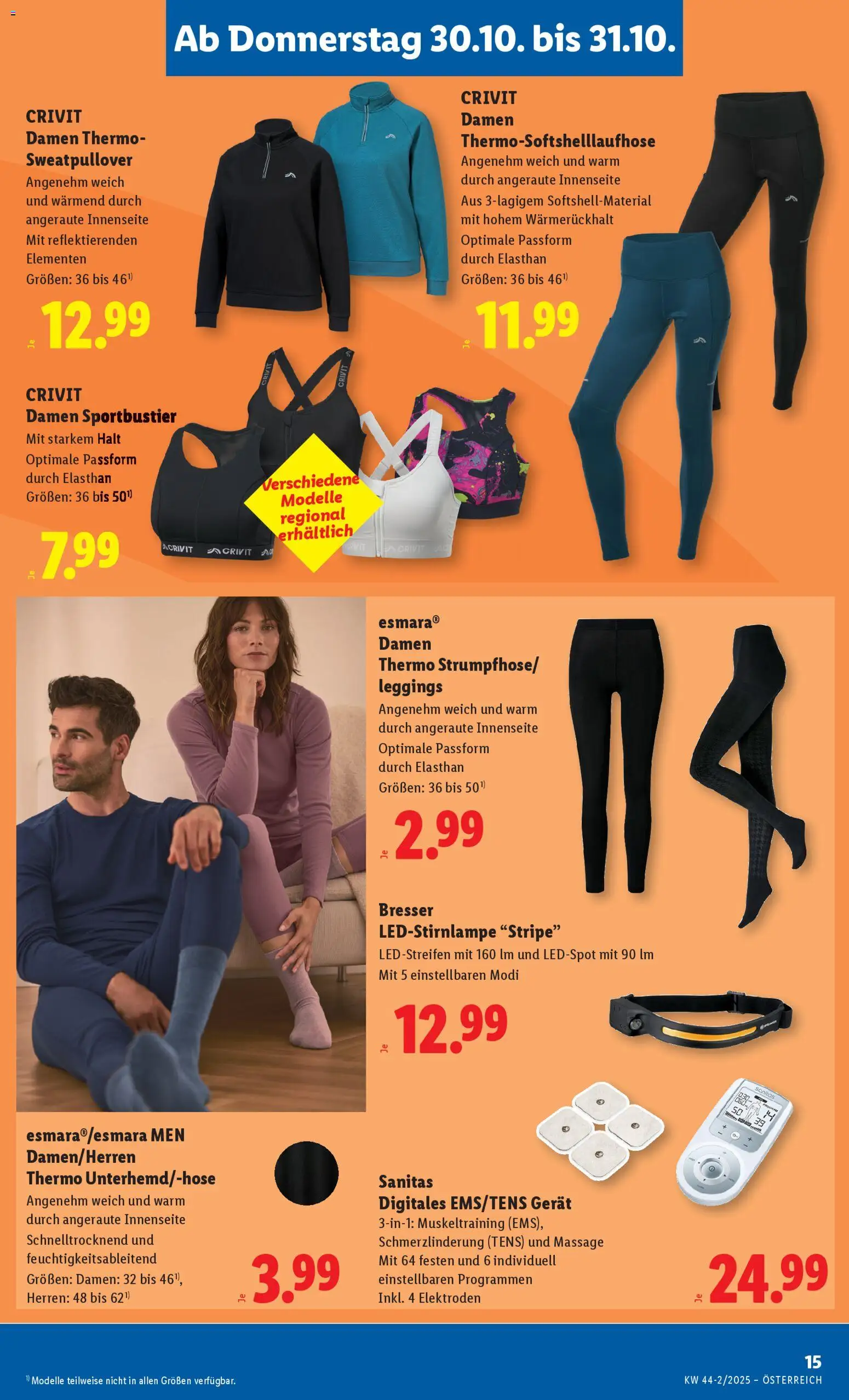 Lidl Flugblatt gültig ab 30.10.2025 | Seite: 19 | Produkte: Leggings