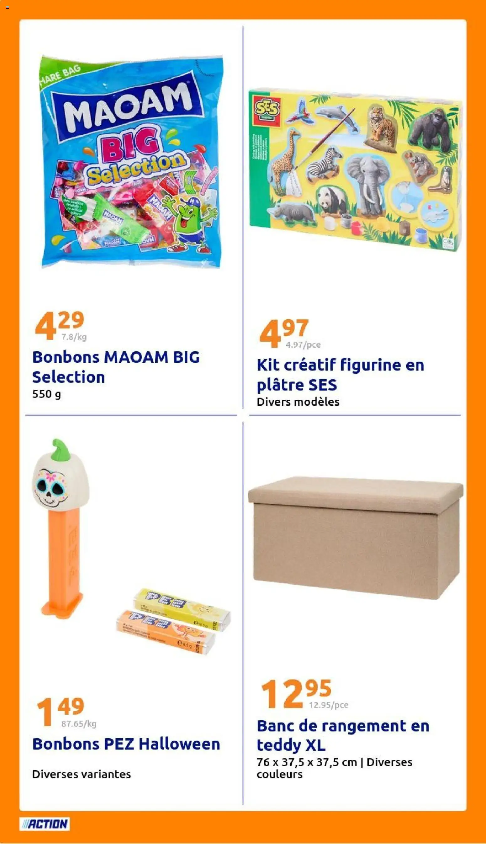 {H1} | Page: 26 | Produits: Banc de rangement, Plâtre, Bonbons