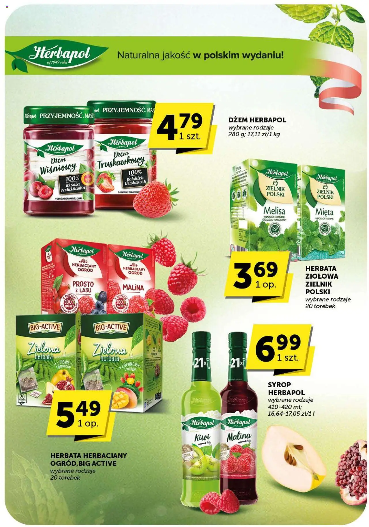 Euro Sklep Gazetka od 04.09.2025 | Strona: 37 | Produkty: Pigwa, Dżem, Herbata, Melisa