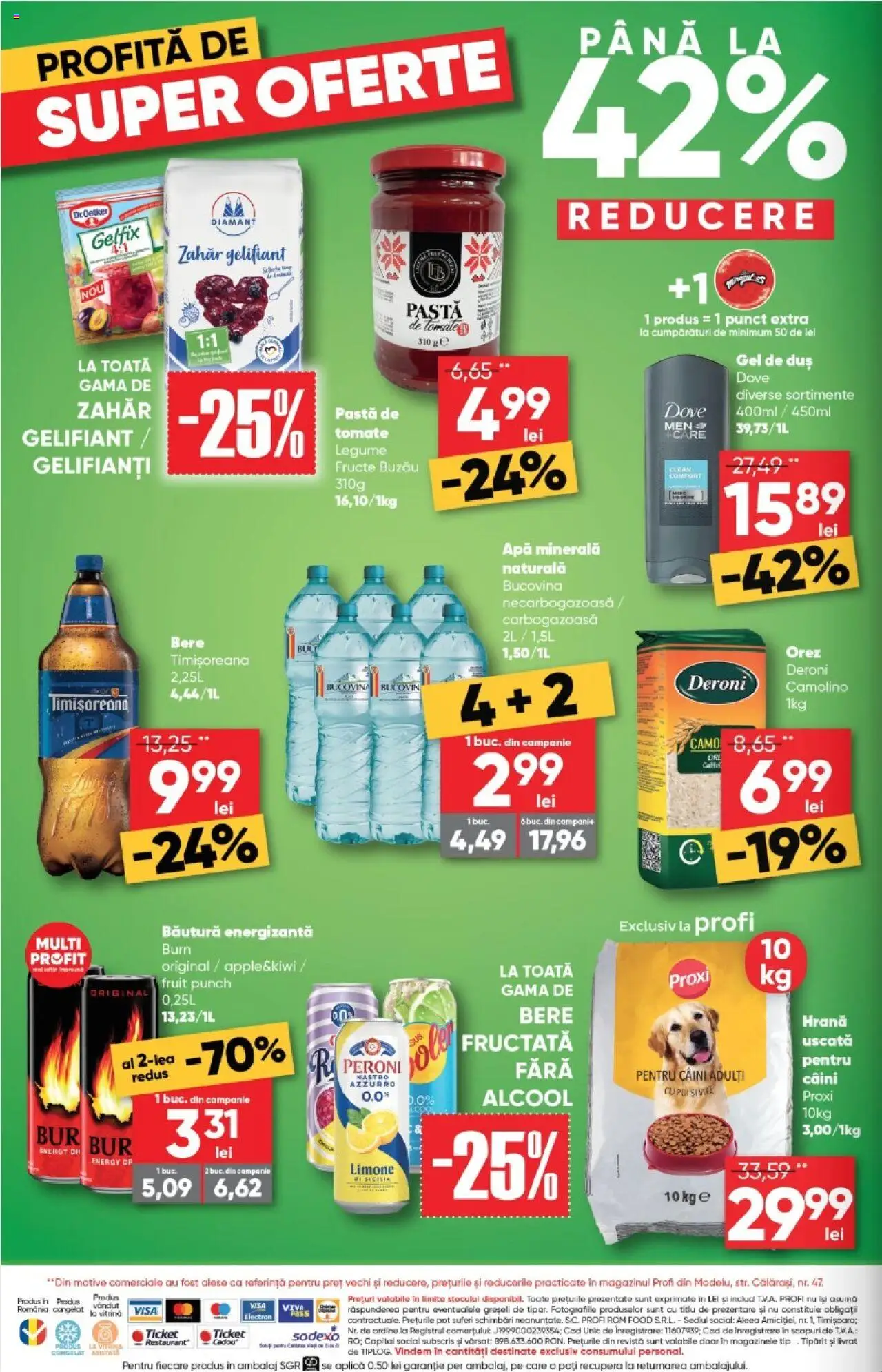 Catalog Profi Loco nou – valabil de la 20.08.2025 | Pagină: 14 | Produse: Yazı tahtası kalemi, Bere, Apă, Fructe