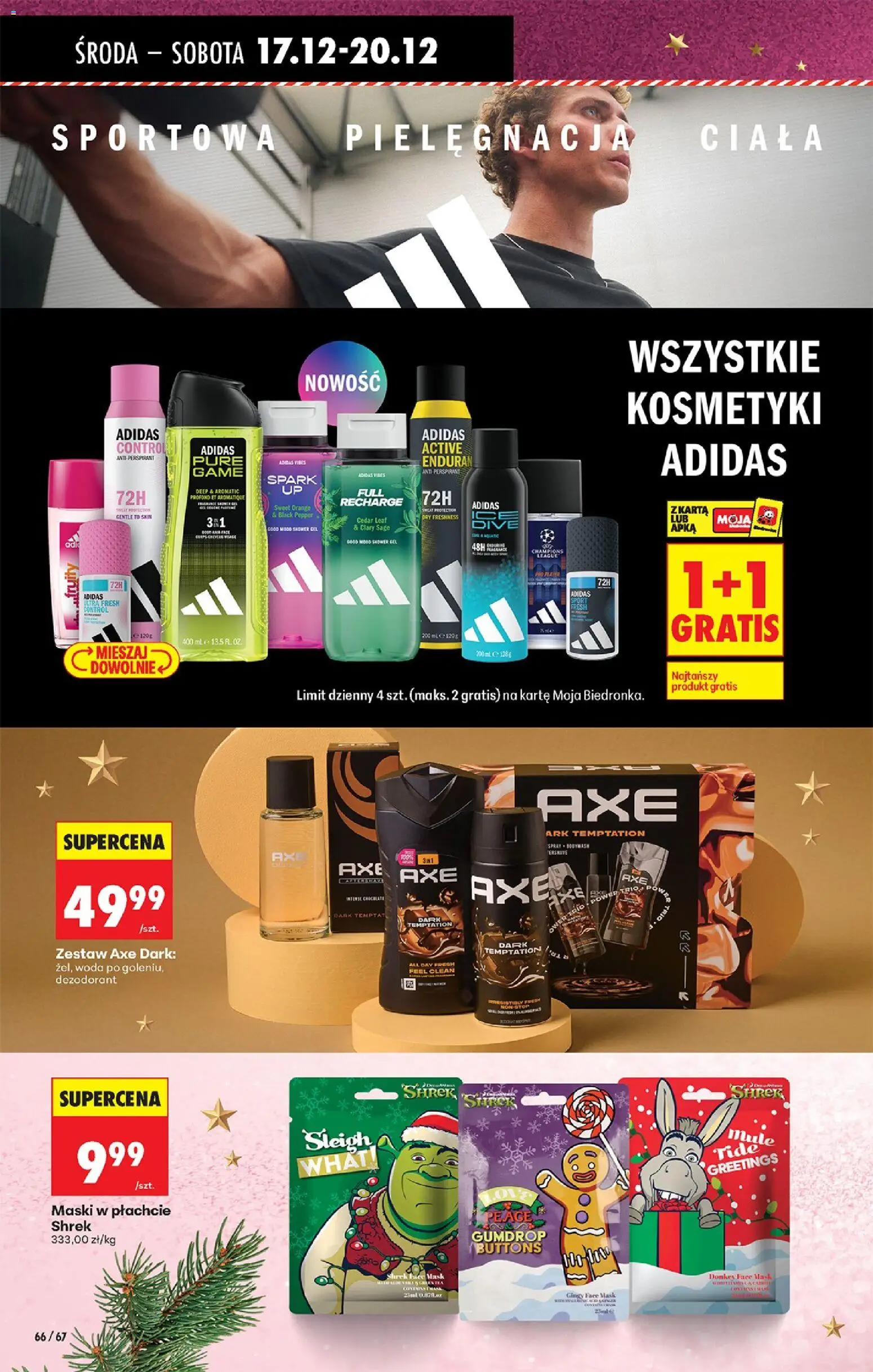Biedronka gazetka - Oferta w tym tygodniu od 17.12.2025 | Strona: 76 | Produkty: Kosmetyki, Mule, Dezodorant, Woda