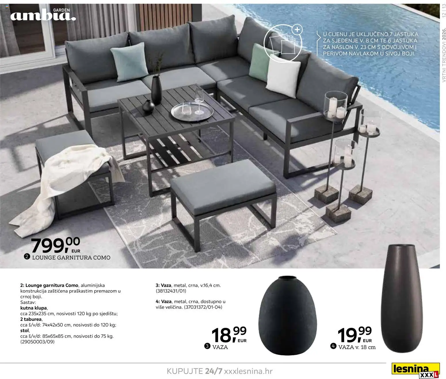 Lesnina katalog | vrijedi od 06.02.2026 | Stranica: 13 | Proizvodi: Stol, Vaza