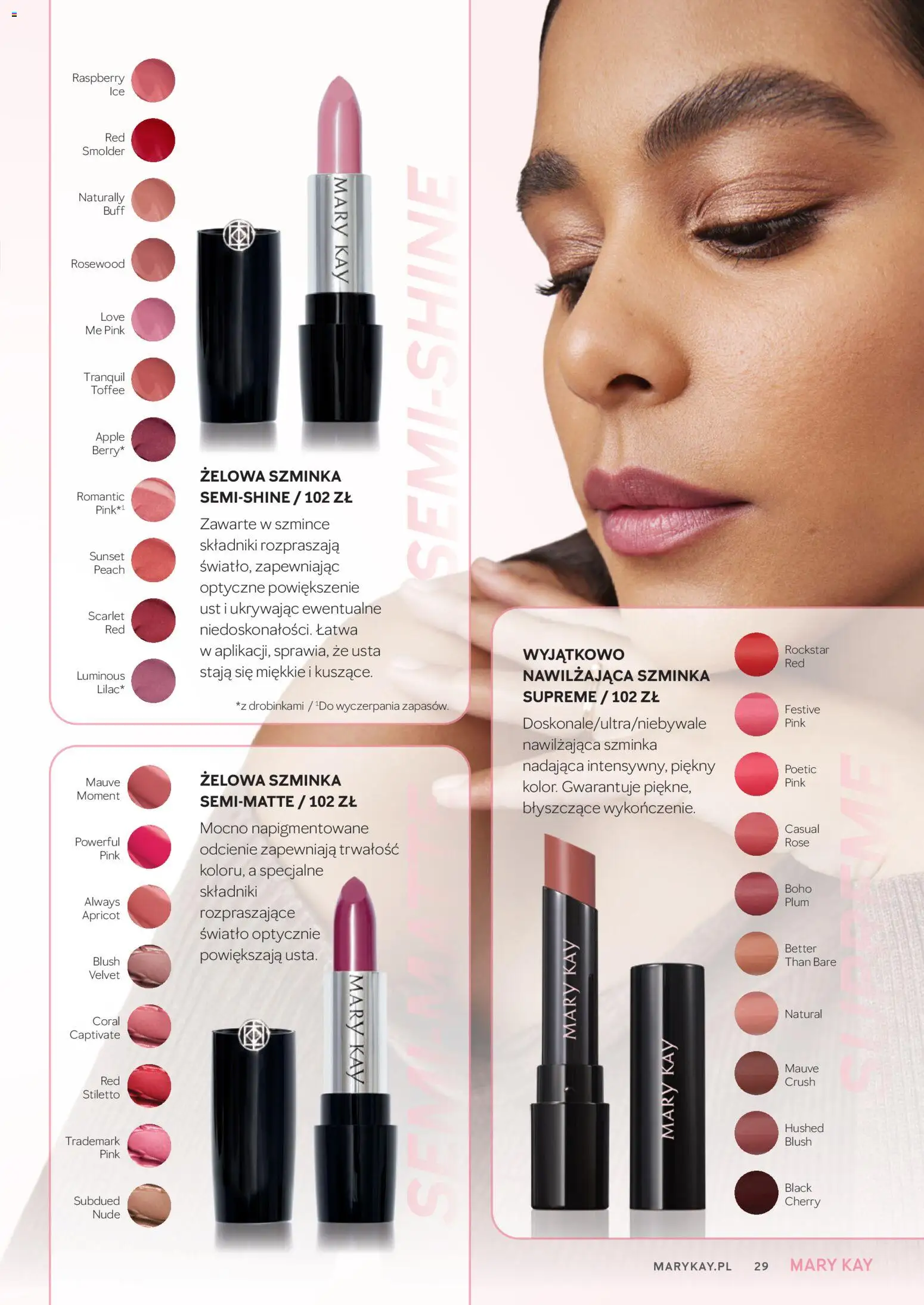 Mary Kay Katalog od 16.01.2026 | Strona: 29 | Produkty: Szminka