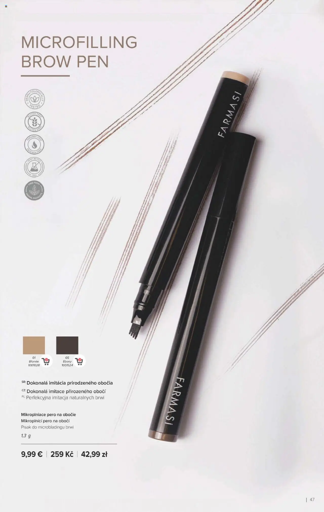 Nové Farmasi akcie – leták je platný od 24.09.2025 | Strana: 47 | Produkty: Pero