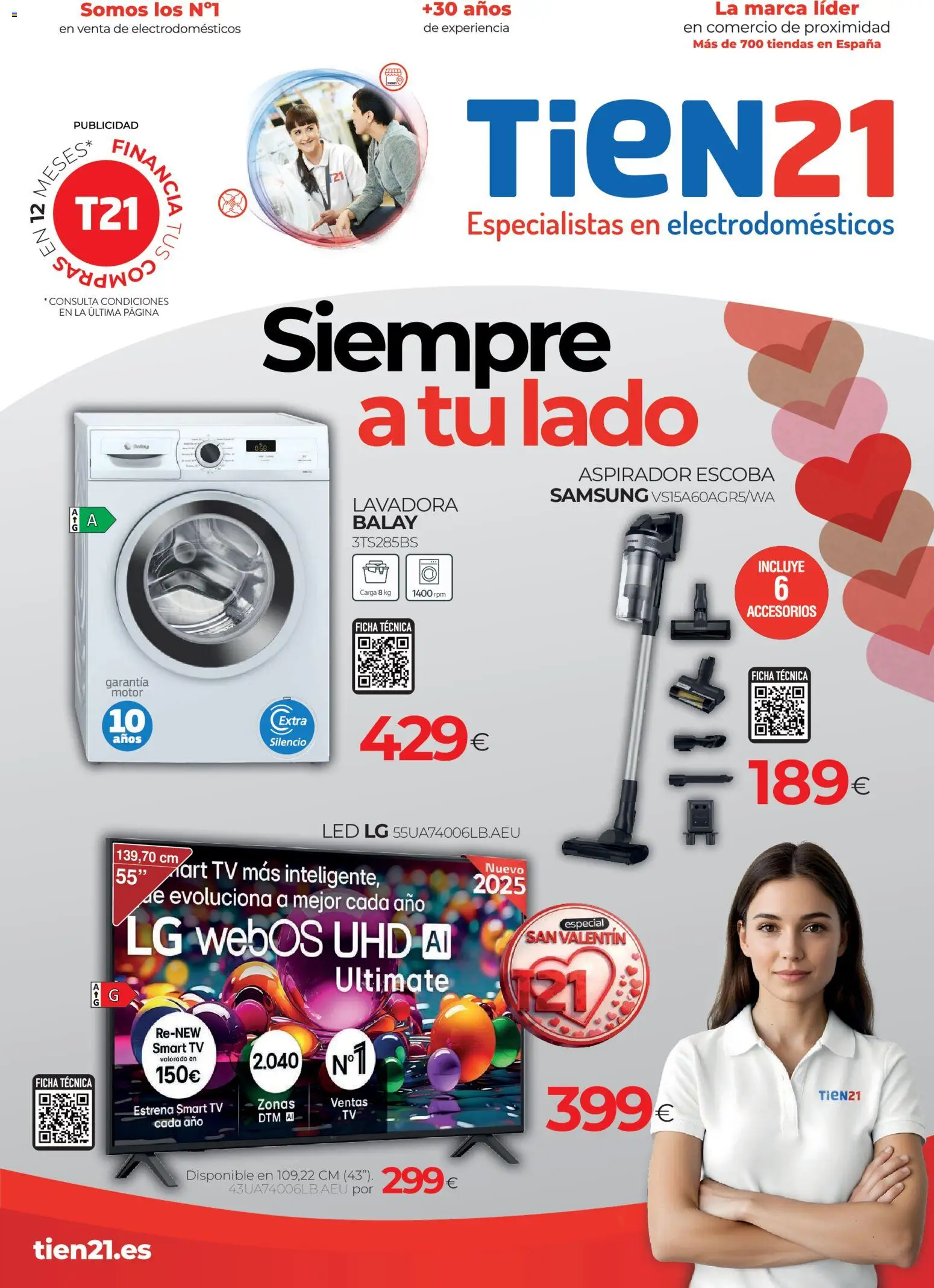 Tien 21 folleto │ válido desde el 01.02.2026 | Página: 1 | Productos: Escoba, Lavadora, Aspirador
