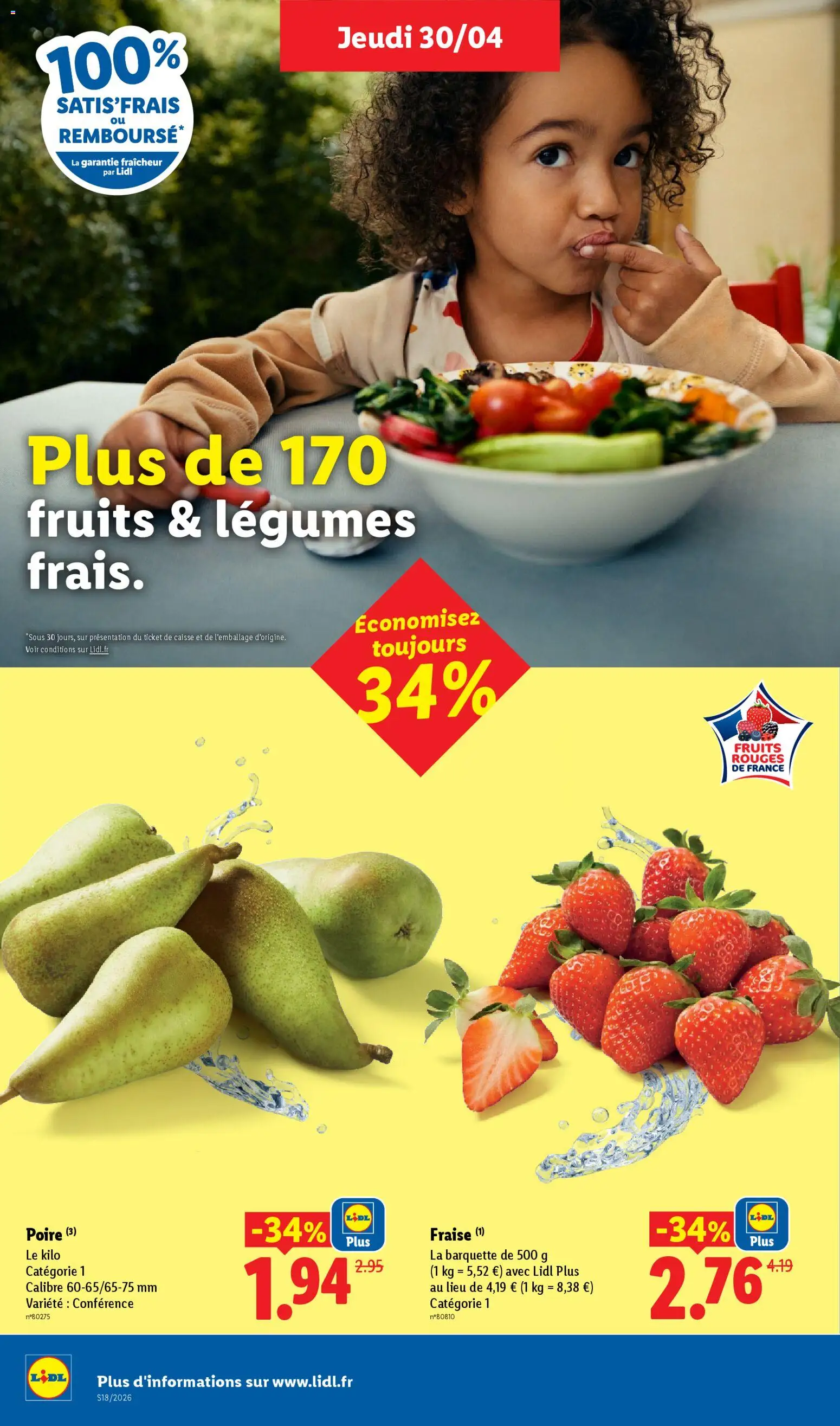 {H1} | Page: 2 | Produits: Fraise, Poire