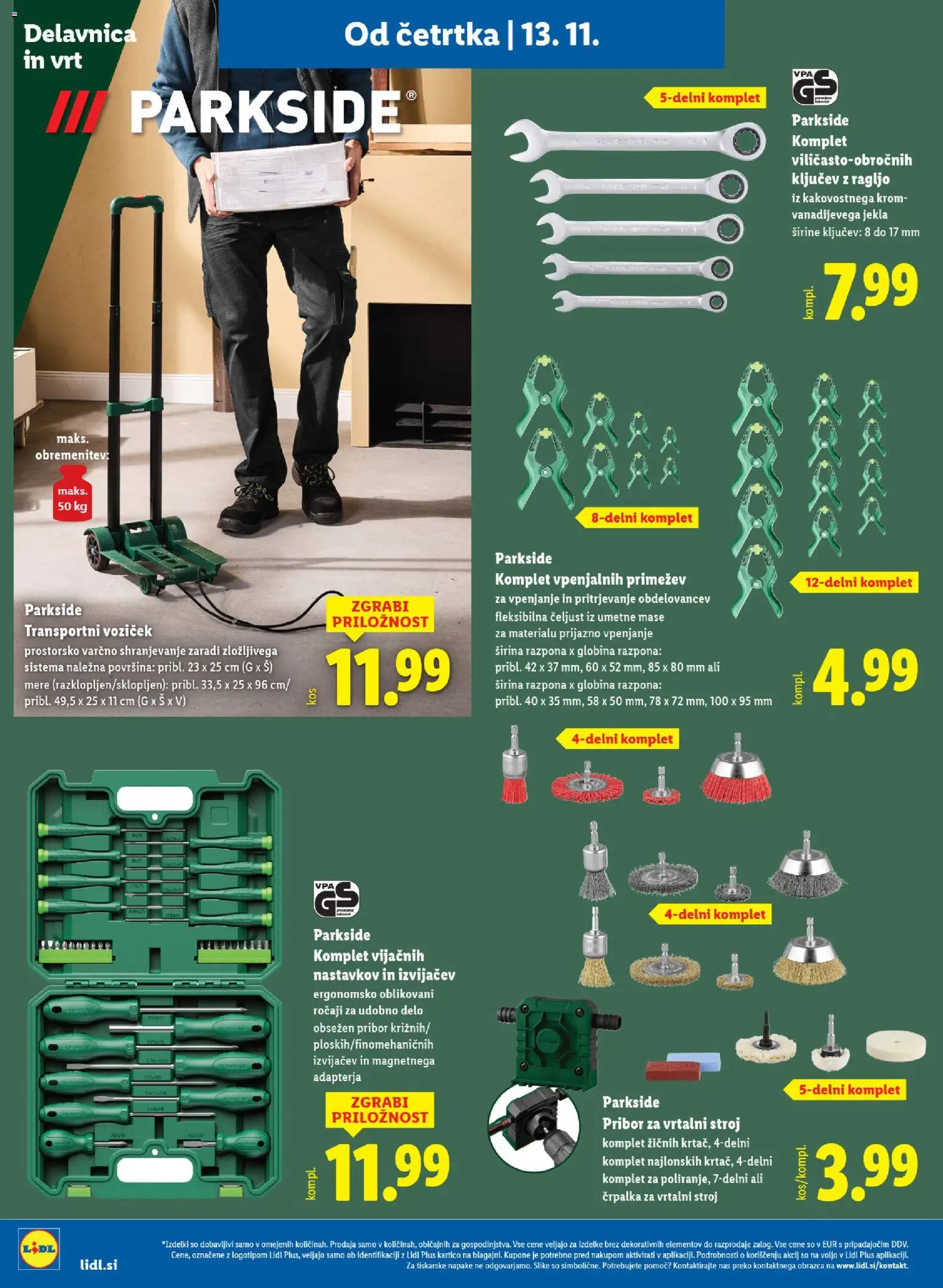 Novi Lidl katalog ponudbe – veljaven od 13.11.2025 | Stran: 32 | Izdelki: Pribor, Črpalka, Transportni voziček, Voziček