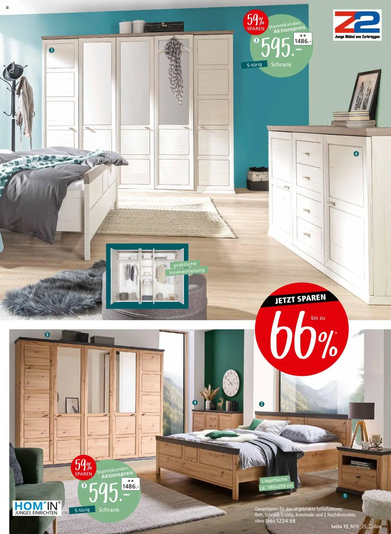 Zurbrüggen - Junges Wohnen - gültig ab dem 09.08.2025 | Seite: 15 | Produkte: Kommode, Schrank
