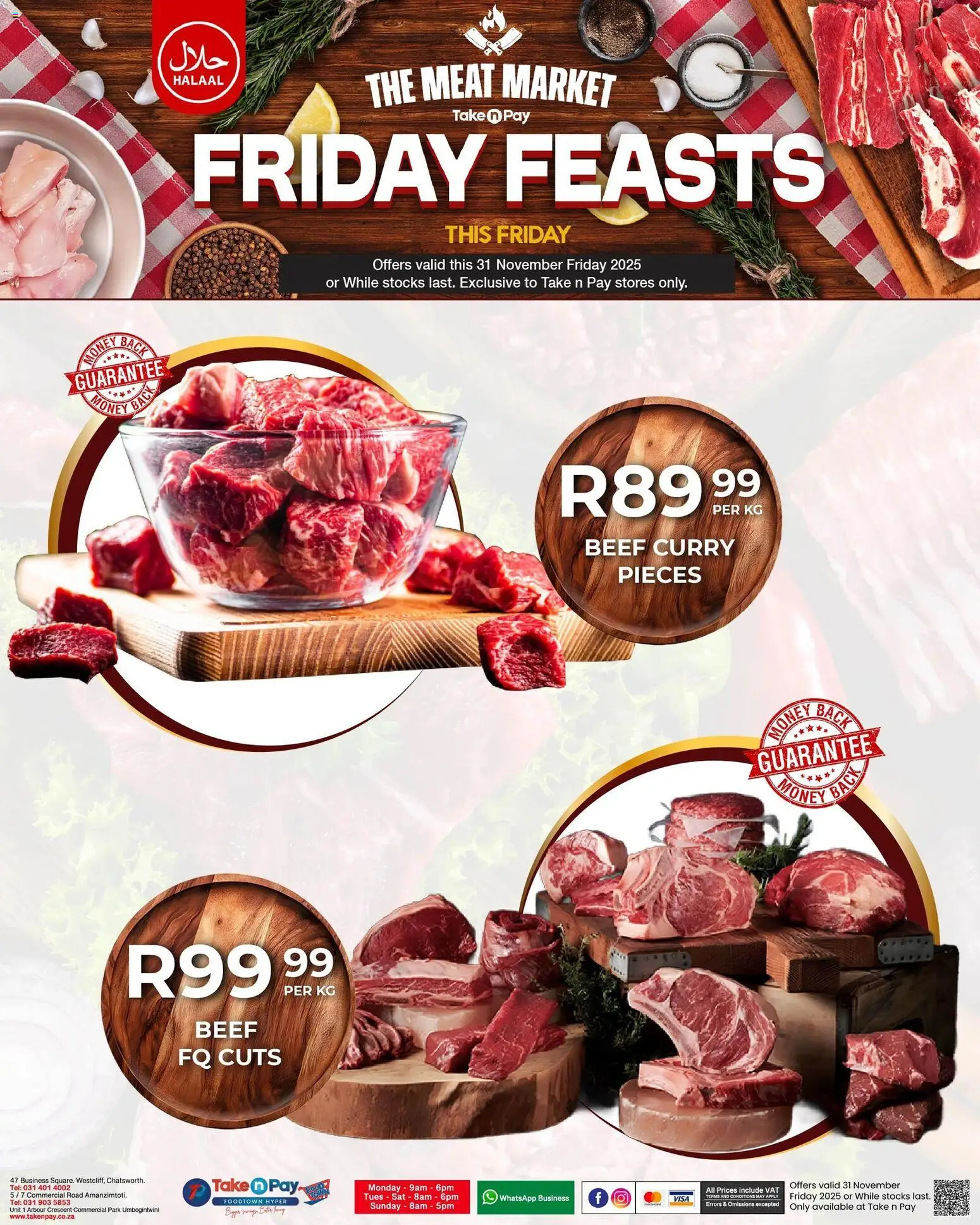 New Take n Pay catalogue – valid from 31.10.2025 | Page: 3 | Products: Beef