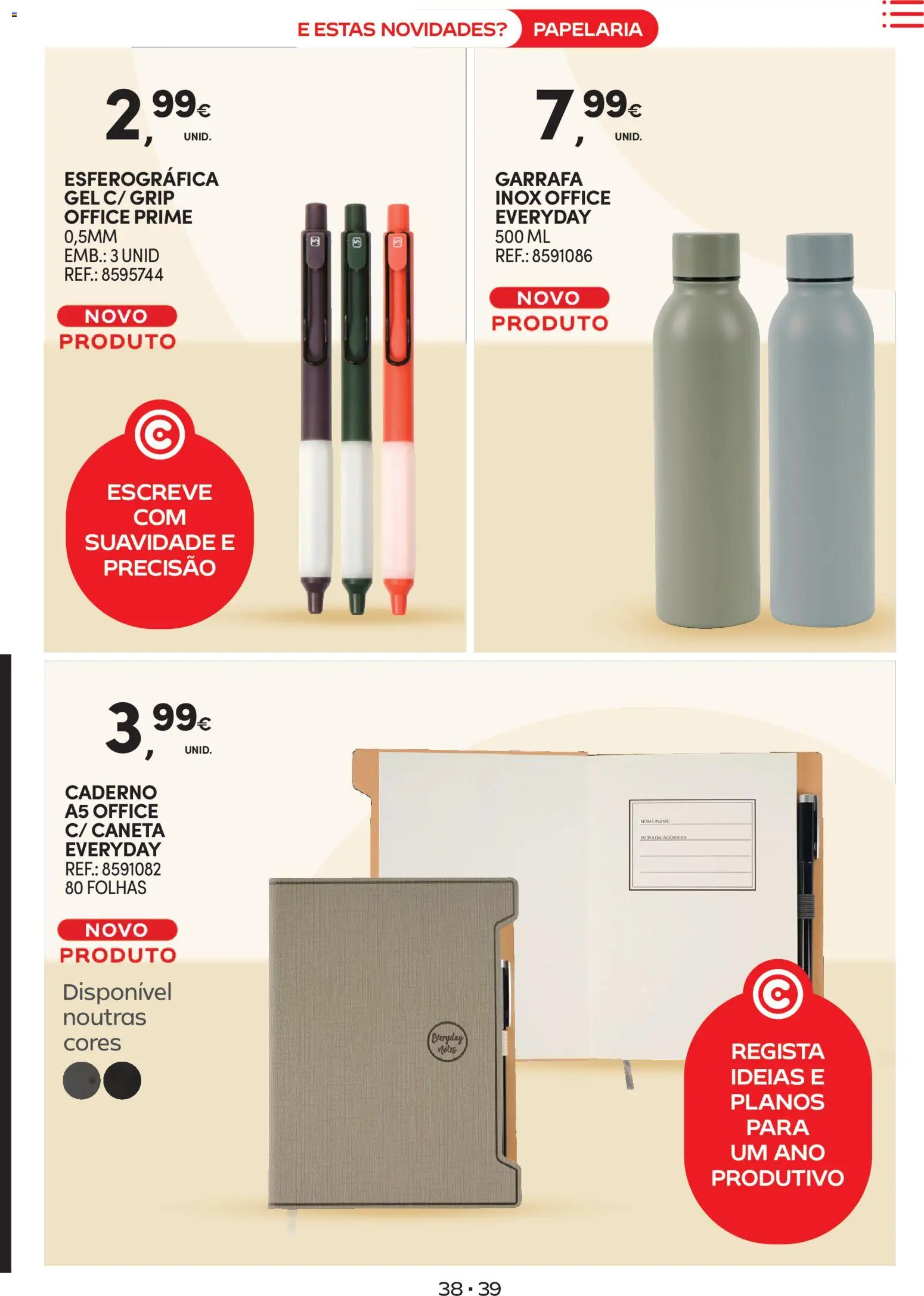 Continente - Novidades de que toda a gente gosta │ válido de 10.02.2026 | Página: 39 | Produtos: Caderno, Notebook