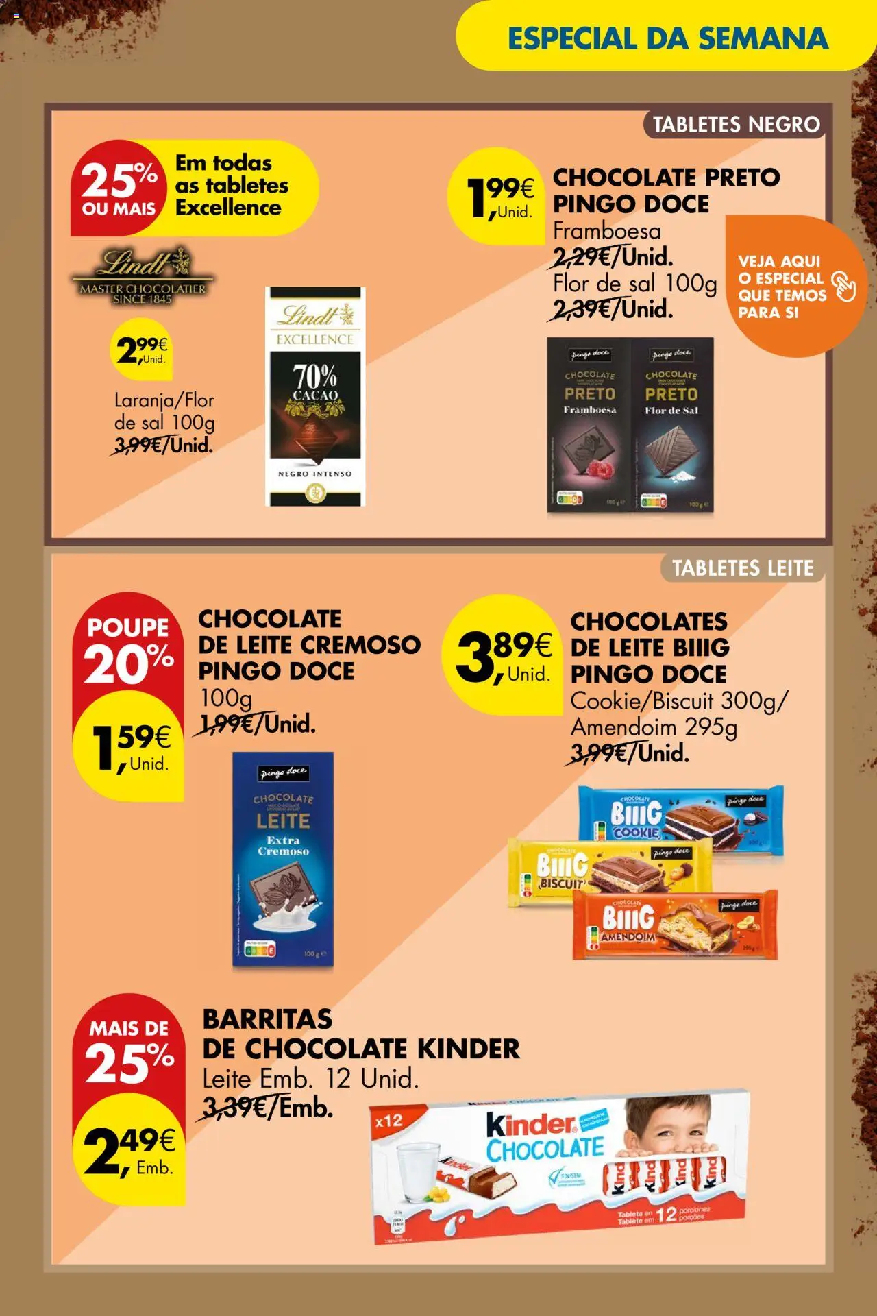 Pingo Doce Poupe este Fim de Semana │ válido de 17.10.2025 | Página: 21 | Produtos: Doce de leite, Chocolates, Sal, Leite