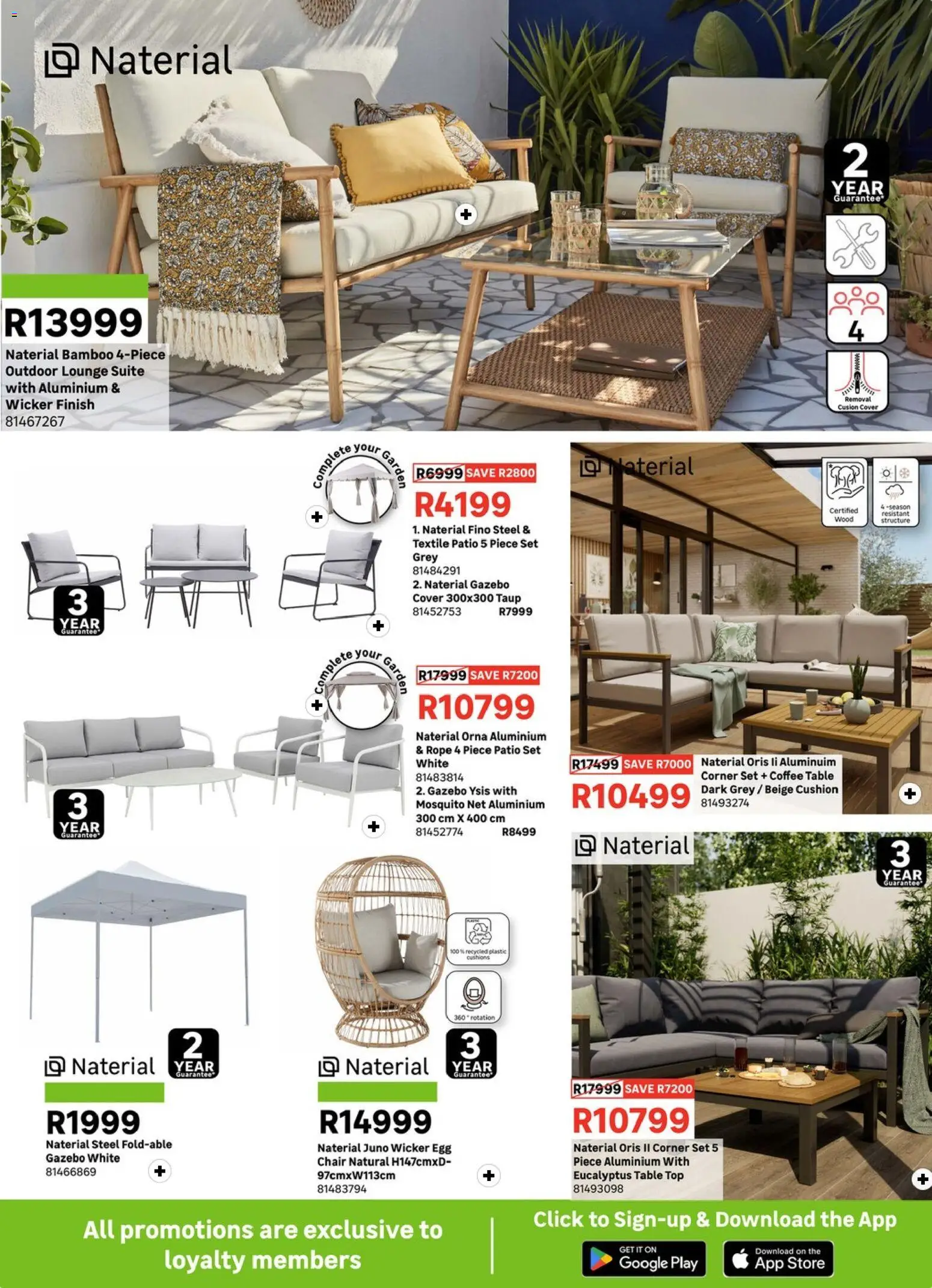 New Leroy Merlin catalogue – valid from 11.04.2026 | Page: 12 | Products: Coffee table, Table, Chair, Lounge suite