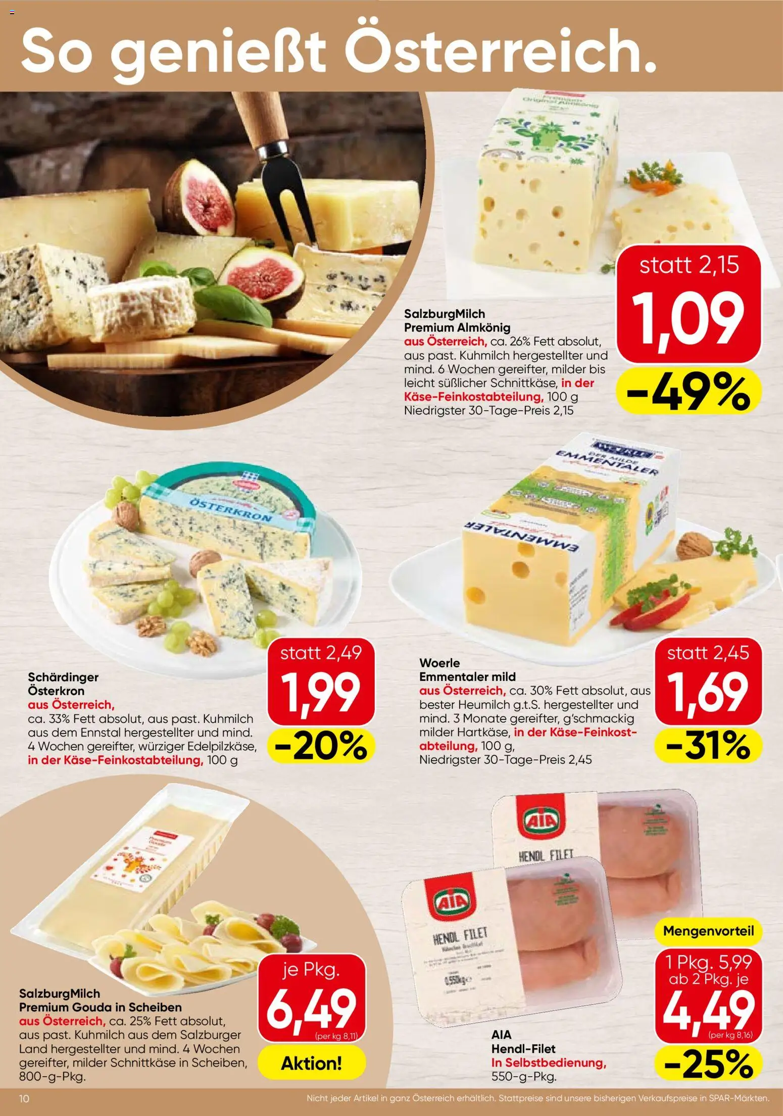 Spar Flugblatt - Oberösterreich gültig ab 02.01.2026 | Seite: 10
