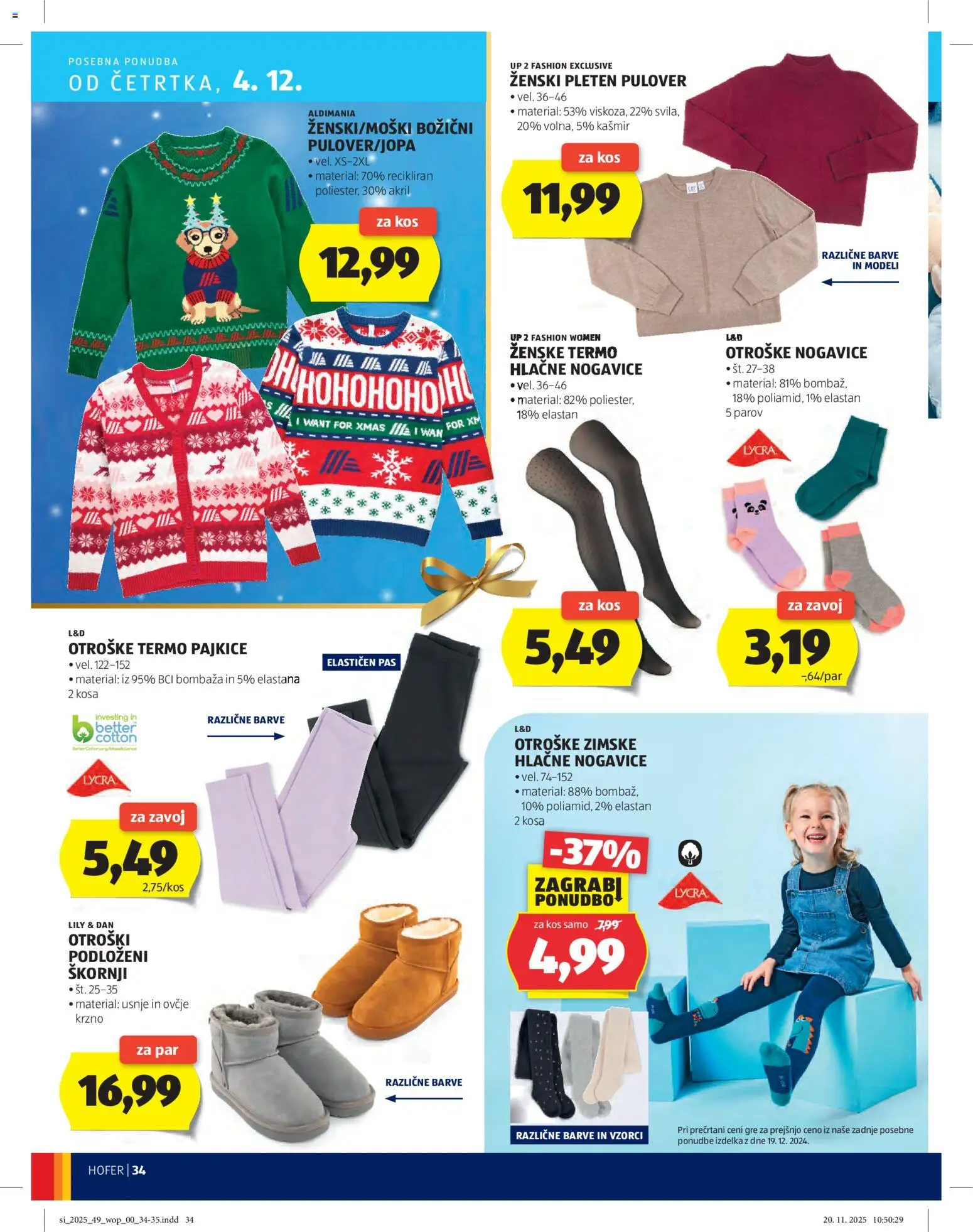 Hofer SI katalog | vrijedi od 27.11.2025 | Stranica: 34