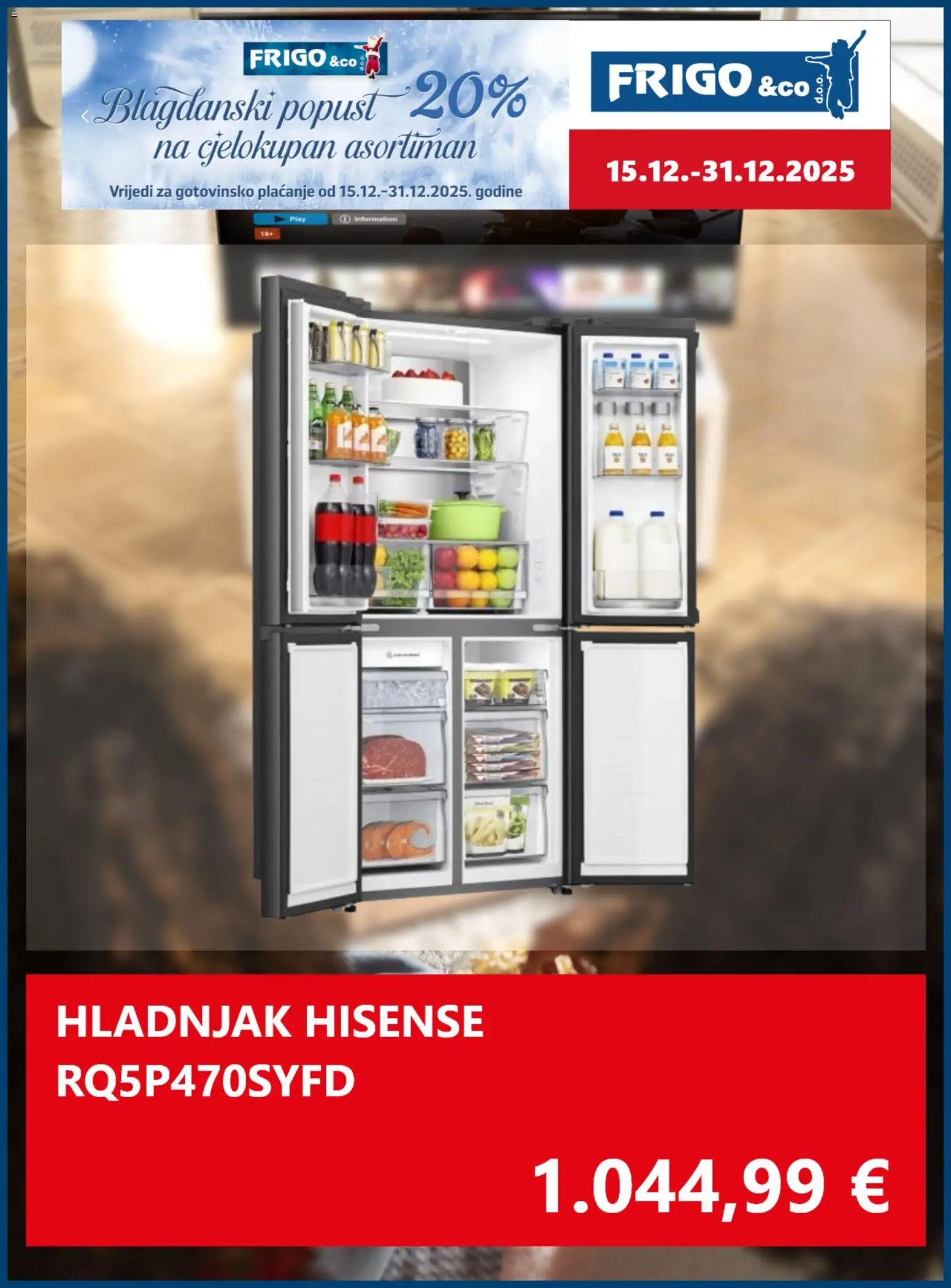 FRIGO & Co. katalog | vrijedi od 16.12.2025 | Stranica: 3 | Proizvodi: Hladnjak