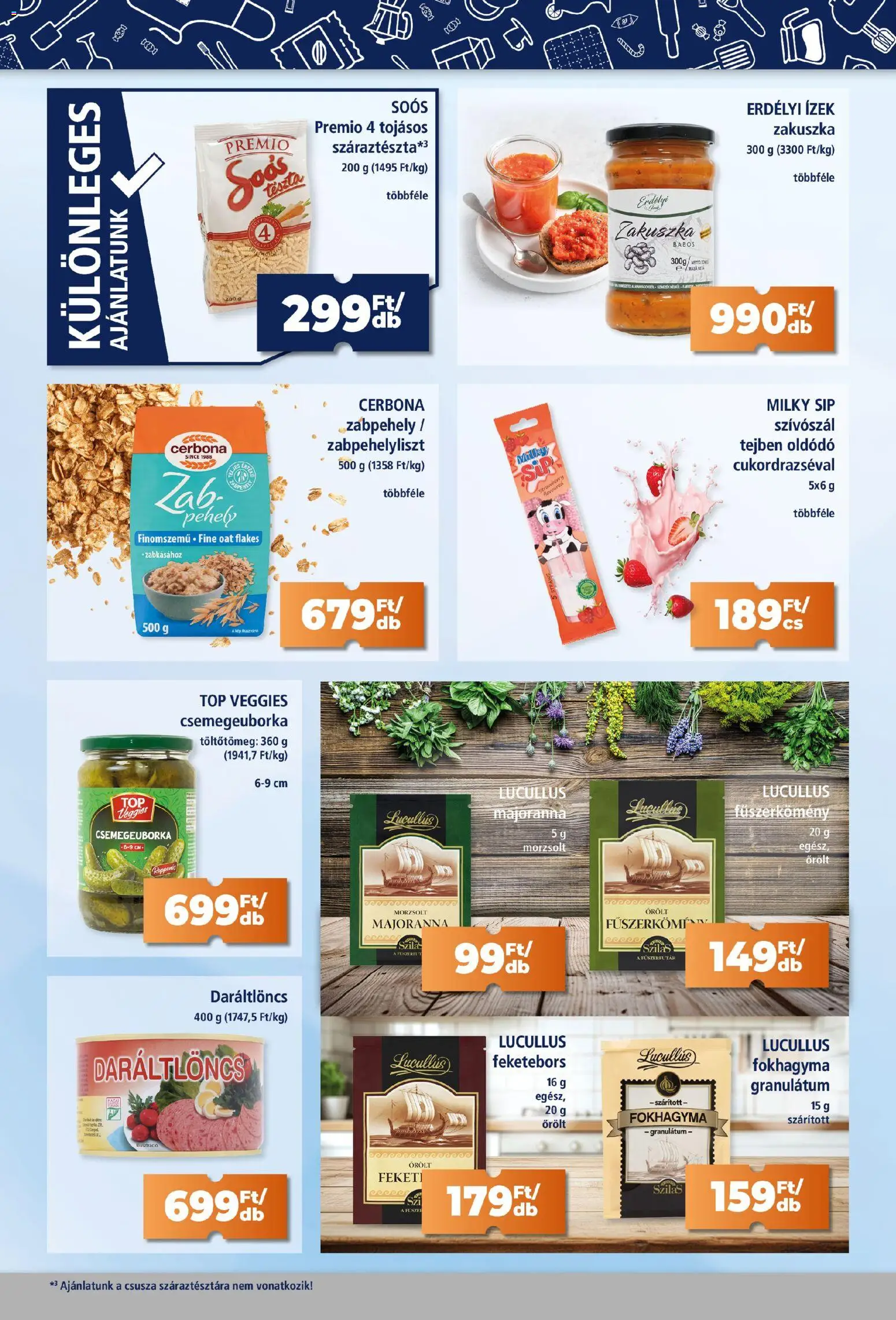 Goods Market akciós ujság - amely érvényes a következő dátumtól: 20.11.2025 | Oldal: 6 | Termékek: Fokhagyma, Zabpehely, Pehely, Fűszer