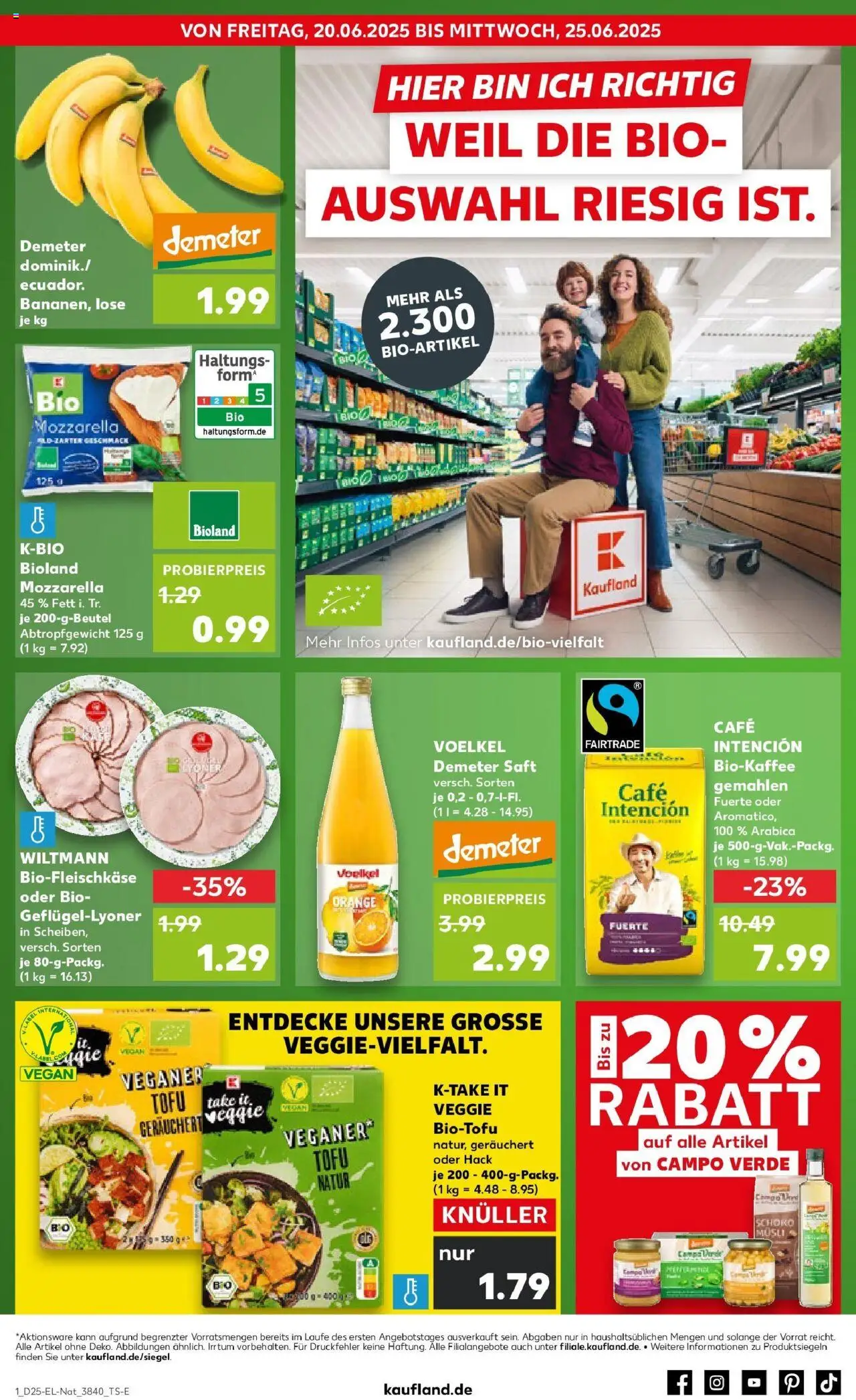 Kaufland prospekt Limburg An Der Lahn	 - gültig ab dem 18.06.2025 | Seite: 1