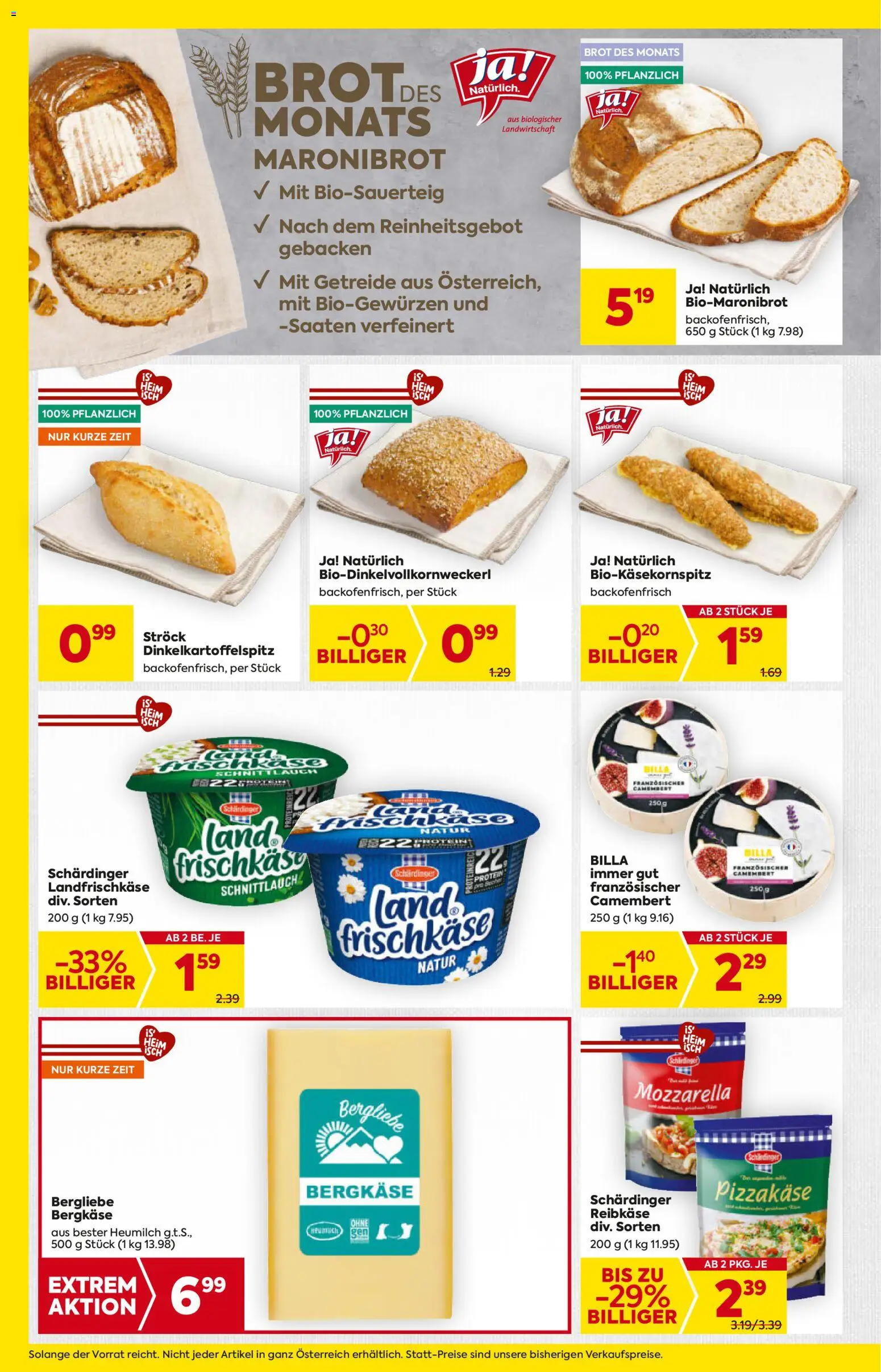 Billa Flugblatt -  Salzburg gültig ab 30.10.2025 | Seite: 16 | Produkte: Getreide, Brot