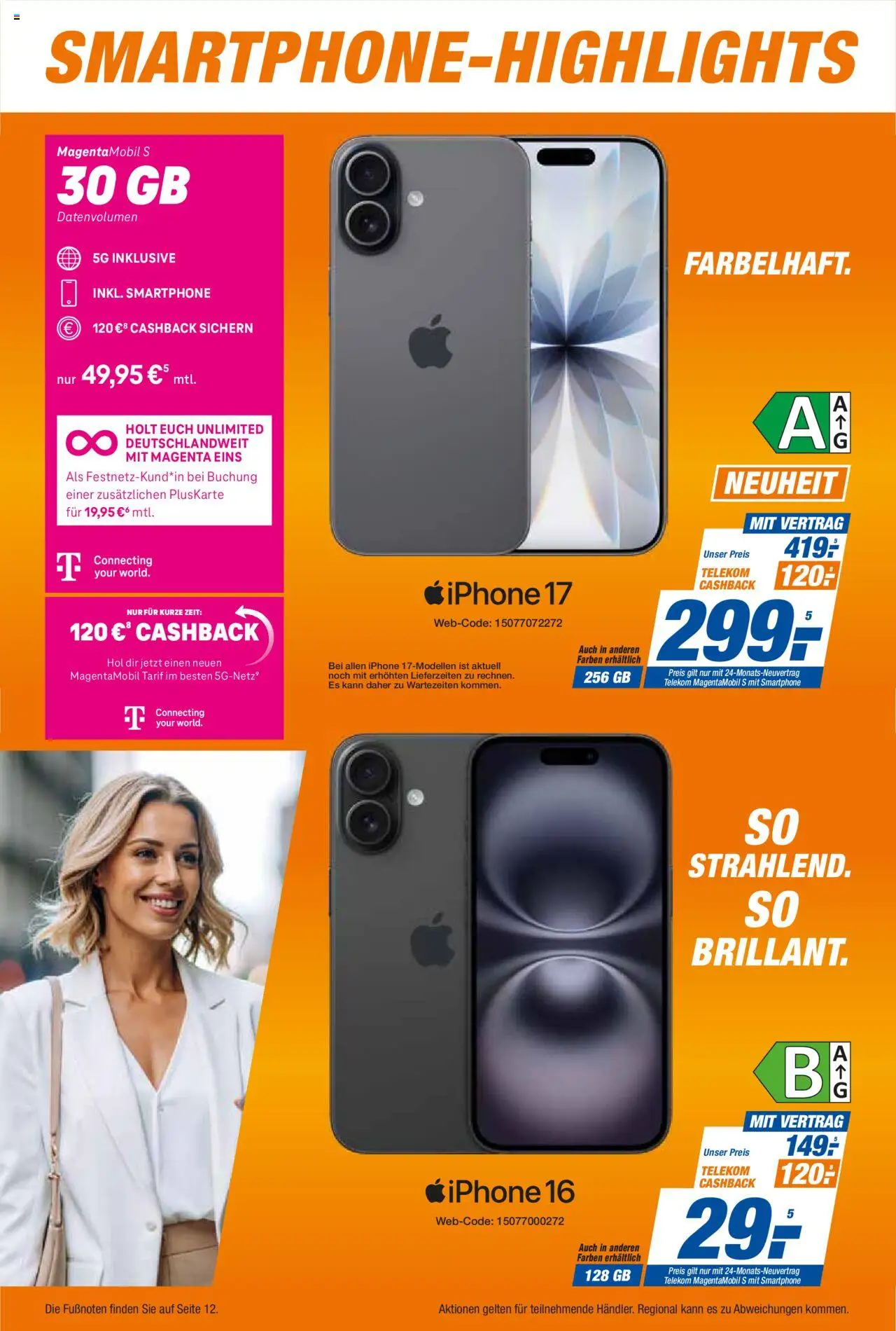Expert Smarthphone Highlights im Oktober – gültig ab 01.10.2025 | Seite: 2 | Produkte: Iphone, Smartphone