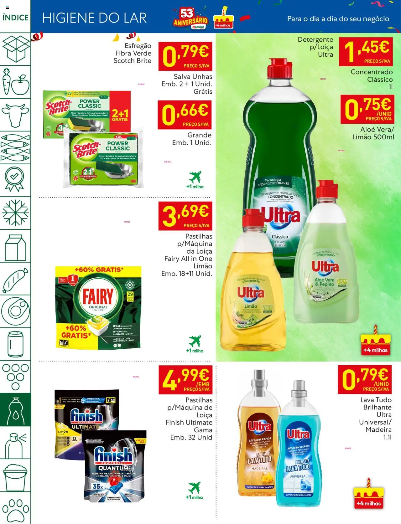 Recheio folheto │ válido de 14.10.2025 | Página: 40 | Produtos: Esfregão, Detergente, Madeiras
