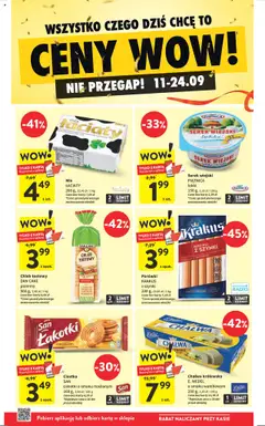 Intermarche Gazetka od 18.09.2025 | Strona: 8 | Produkty: Karta, Radio, Chleb tostowy, Parówki