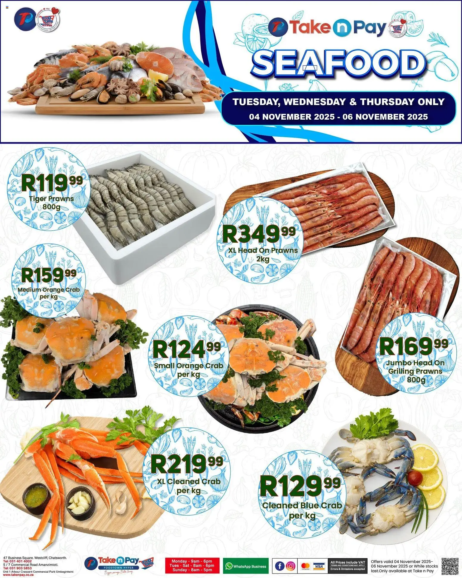 New Take n Pay catalogue – valid from 04.11.2025 | Page: 10 | Products: Seafood