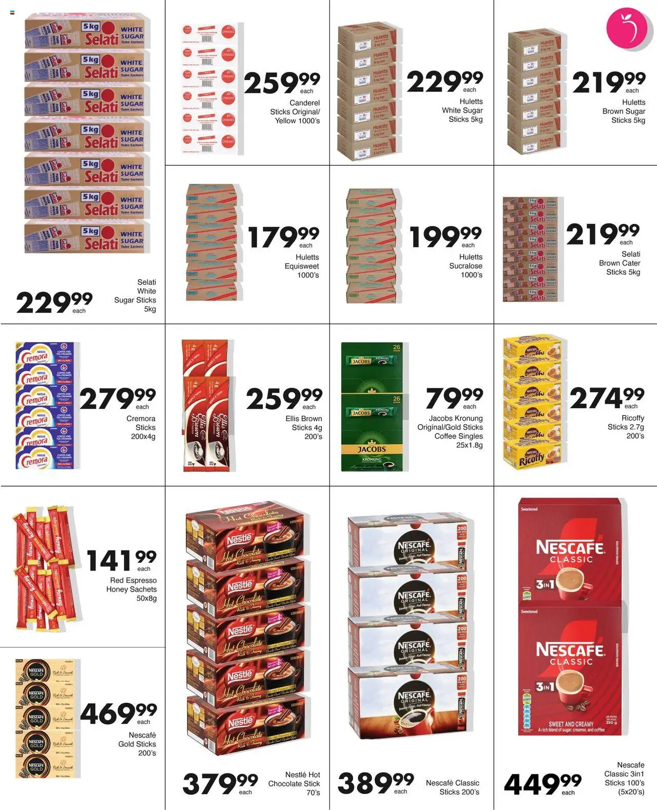 Save Catering Specials  │ valid from 04.08.2025 | Page: 2 | Products: Hot chocolate, Coffee, Chocolate, Sugar