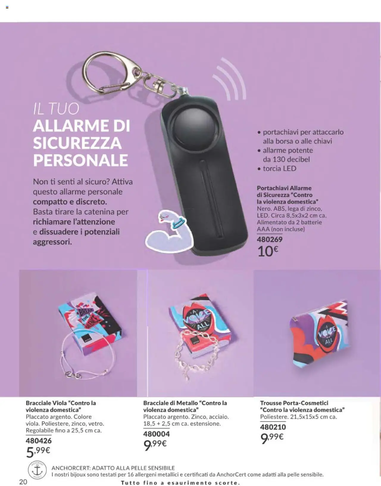 Volantino Avon del 01.09.2025 | Pagina: 20 | Prodotti: Torcia, Bracciale, Borsa, Batterie
