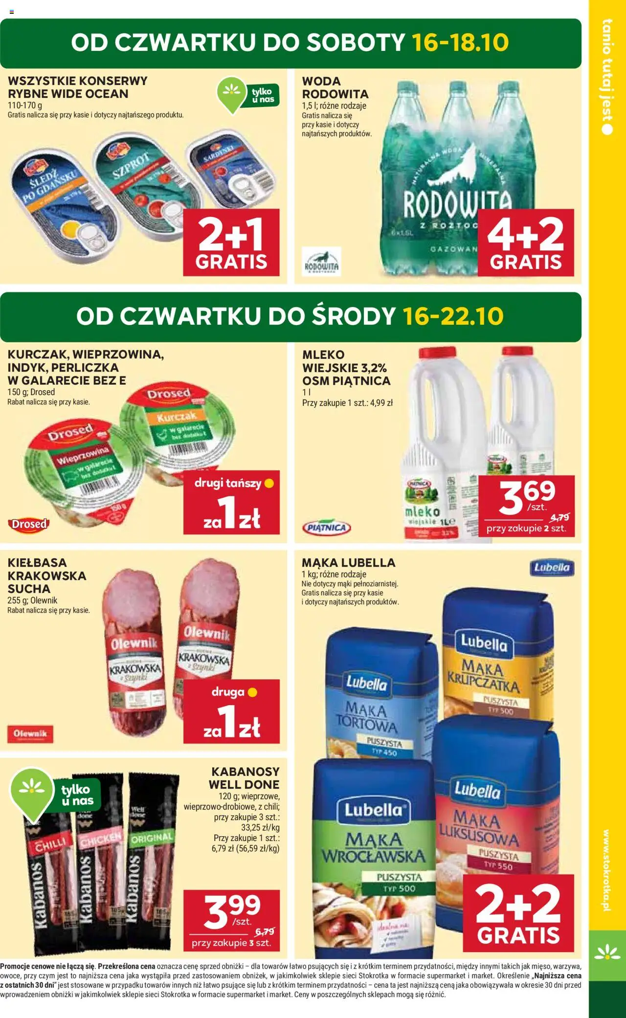 Stokrotka Gazetka od 16.10.2025 | Strona: 3 | Produkty: Kurczak, Śledź, Wieprzowina, Perliczka
