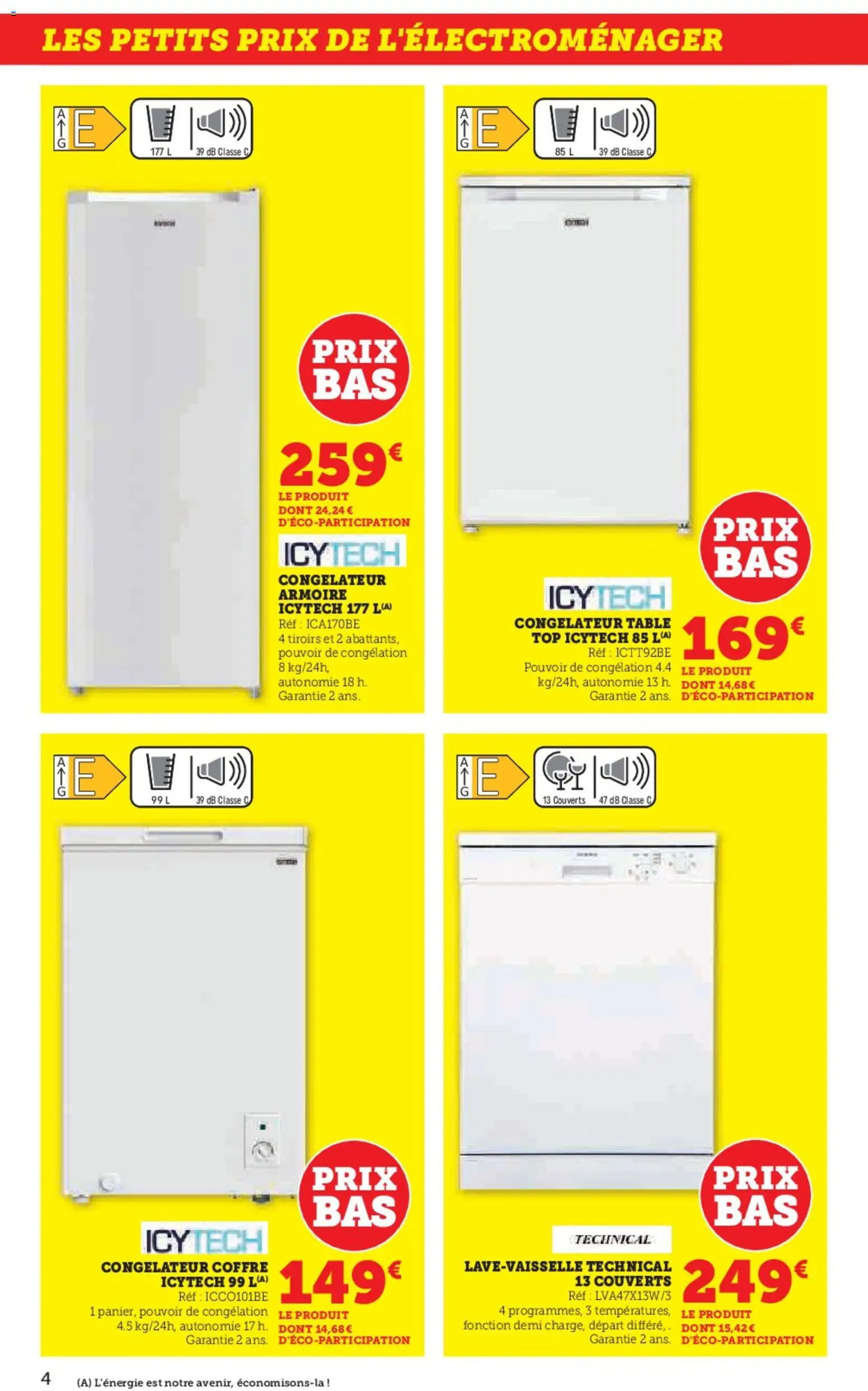 {H1} | Page: 4 | Produits: Congélateur armoire, Armoire, Table, Tiroirs