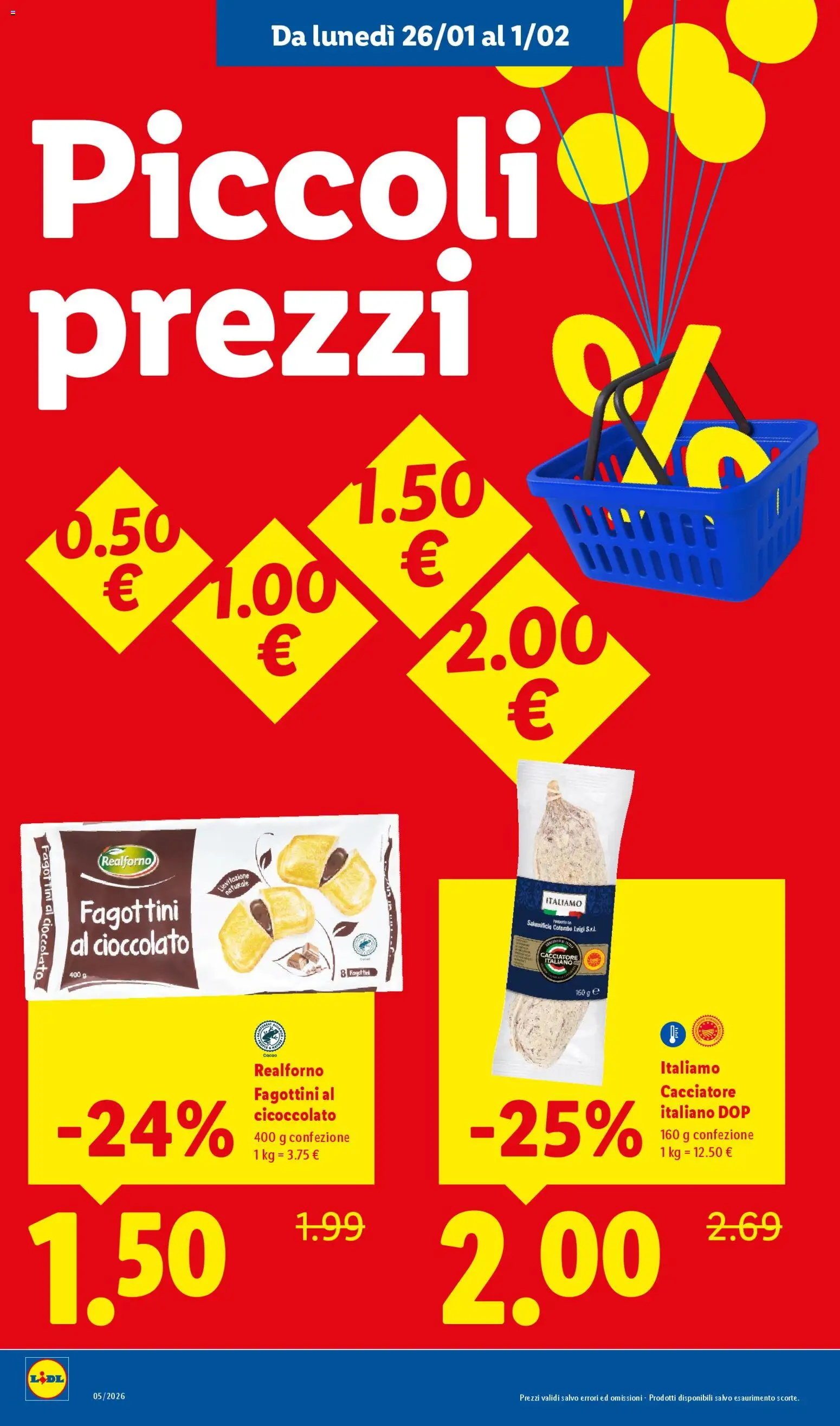 Volantino Lidl del 26.01.2026 | Pagina: 2 | Prodotti: Cioccolato