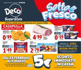 Anteprima del volantino Decò SuperStore - Casapulla catalogo valido a partire dal 23.02.2026