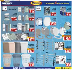 Anteprima del volantino Volantino Maury's	 valido a partire dal 29.01.2026 | Pagina: 14 | Prodotti: Scopino, Saponetta, Mensola, Bagno
