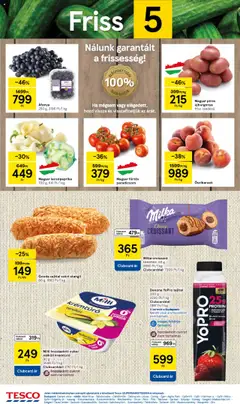 Tesco akciós ujság - amely érvényes a következő dátumtól: 07.08.2025 | Oldal: 2 | Termékek: Őszibarack, Gouda, Protein, Cukor