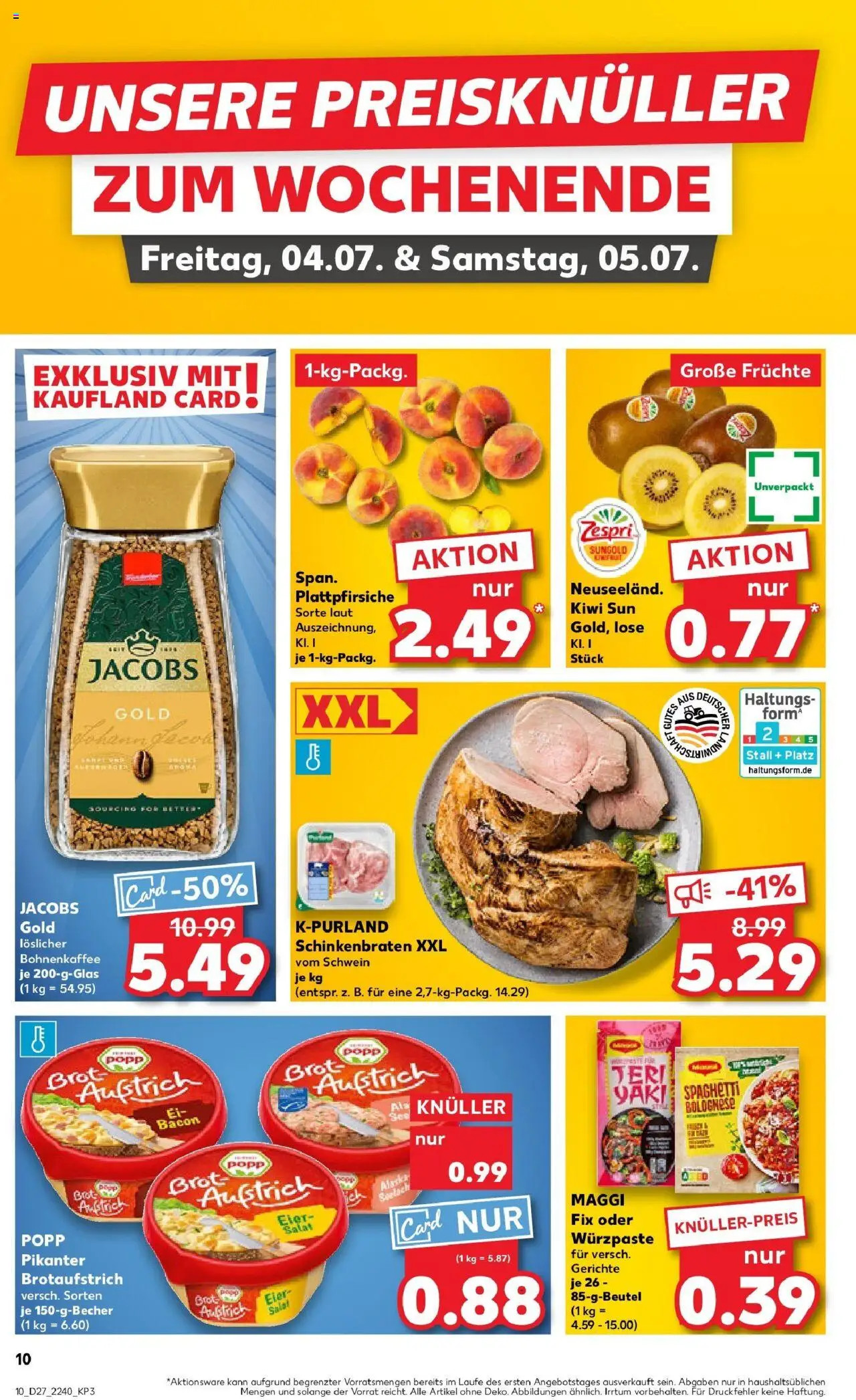 Kaufland prospekt Freiburg Im Breisgau	 - gültig ab dem 06.07.2025 | Seite: 25 | Produkte: Maggi, Eier, Brot, Salat