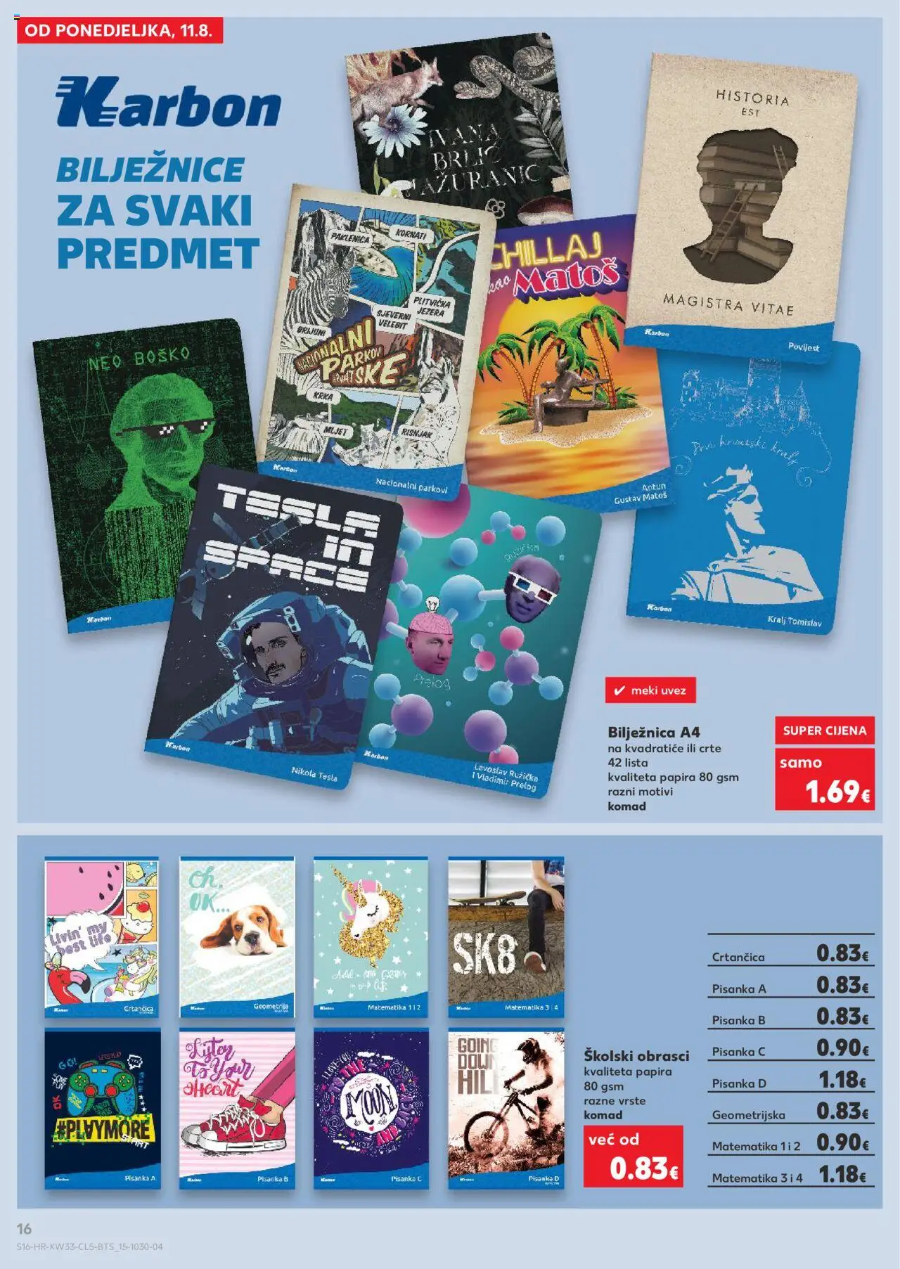 Kaufland HR akciós ujság - amely érvényes a következő dátumtól: 11.08.2025 | Oldal: 16