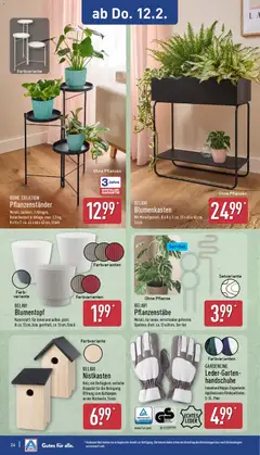 Aldi Prospekt 	 ab 09.02.2026 gültig | Seite: 27 | Produkte: Belavi, Blumentopf, Handschuhe, Home creation