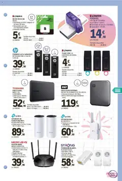 E.Leclerc folleto │ válido desde el 11.08.2025 | Página: 55 | Productos: Disco, Adaptador, USB, Enchufe
