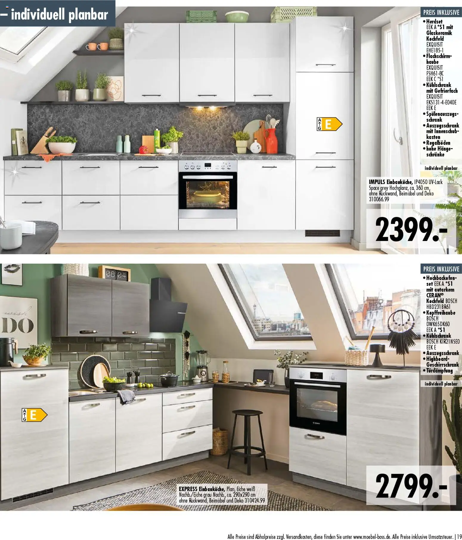 SB Möbel Boss Küchenkatalog 2026 – gültig ab 09.04.2026 | Seite: 19