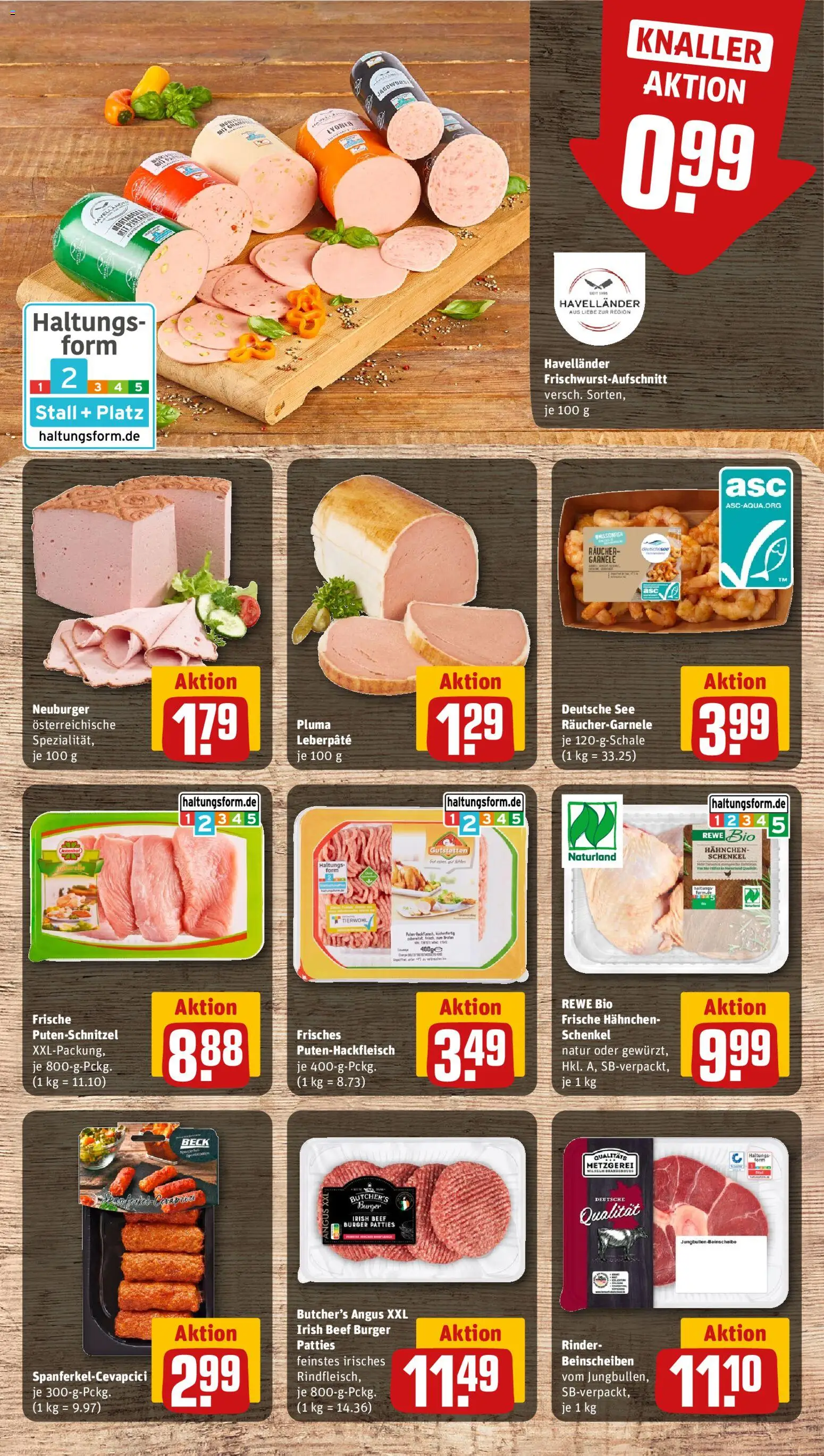 Rewe Prospekt 	 – gültig ab 16.03.2026 | Seite: 10 | Produkte: Hahnchen, Cevapcici, Burger, Putenschnitzel
