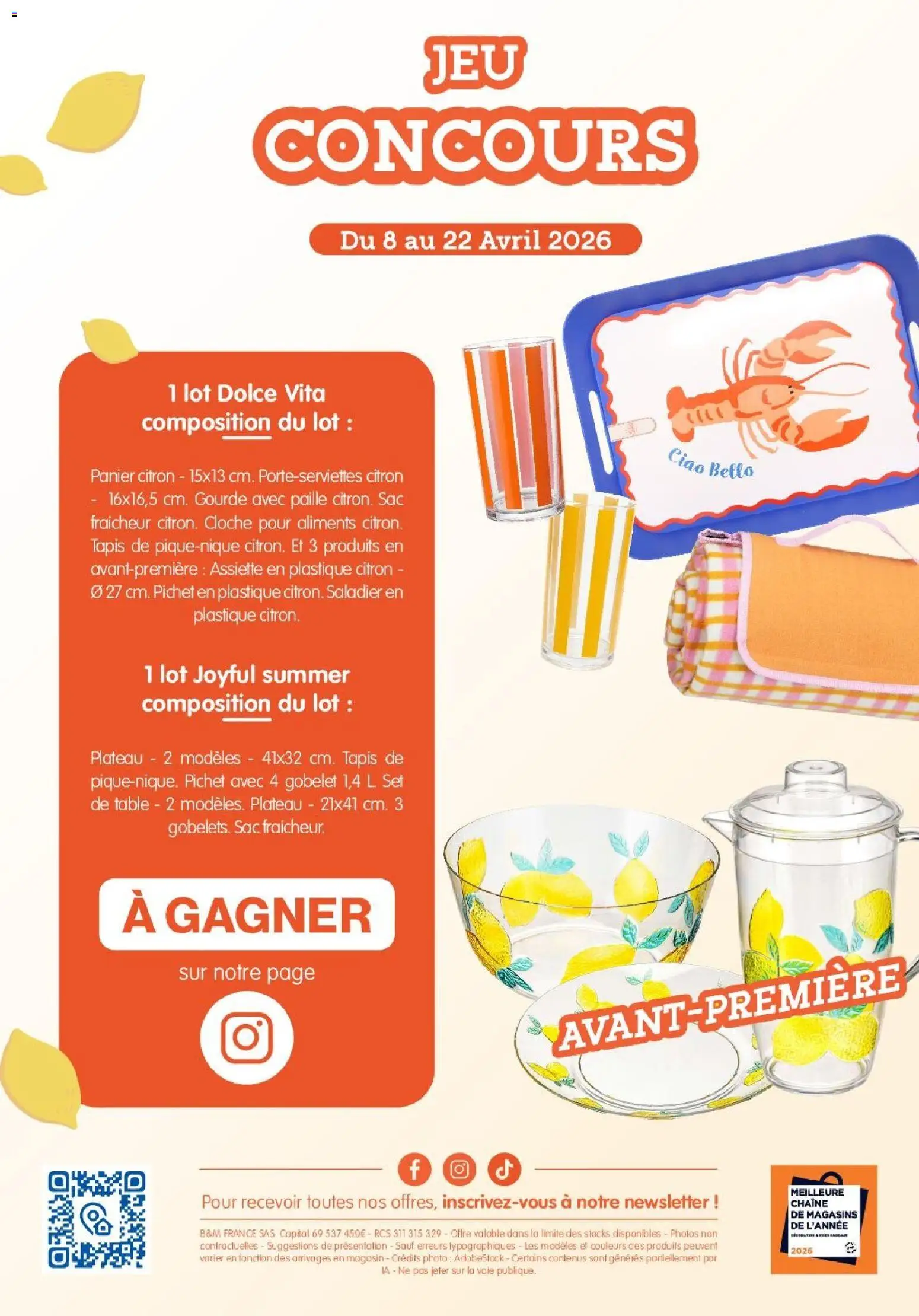 {H1} | Page: 22 | Produits: Citron, Plateau, Cloche, Table