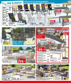 Bauhaus Prospekt aktuell ab 01.04.2026 gültig | Seite: 12 | Produkte: Sofa, Sessel, Couchtisch, Tisch