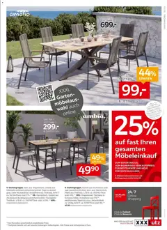 XXXLutz Möbeleinkauf ab 24.02.2026 gültig | Seite: 3 | Produkte: Gartenmöbel