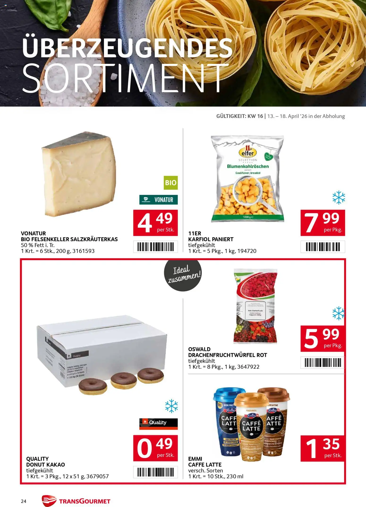 Transgourmet Flugblatt gültig ab 13.04.2026 | Seite: 24