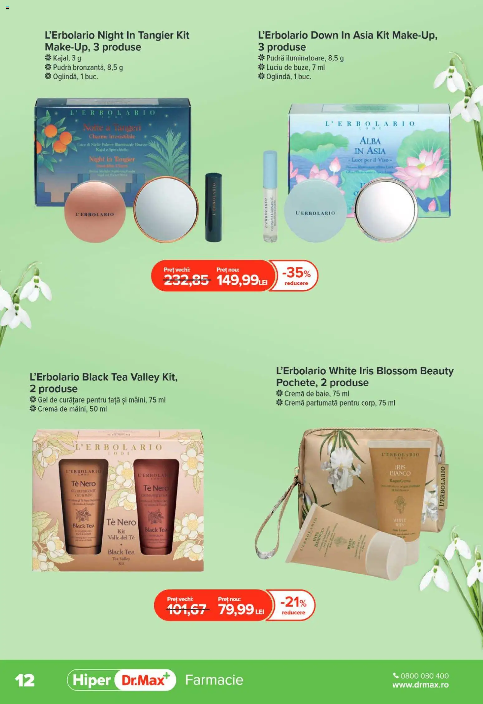 Noul catalog Dr.Max – valabil de la 19.02.2026 | Pagină: 12 | Produse: Gel de curățare, Pudră, Cremă