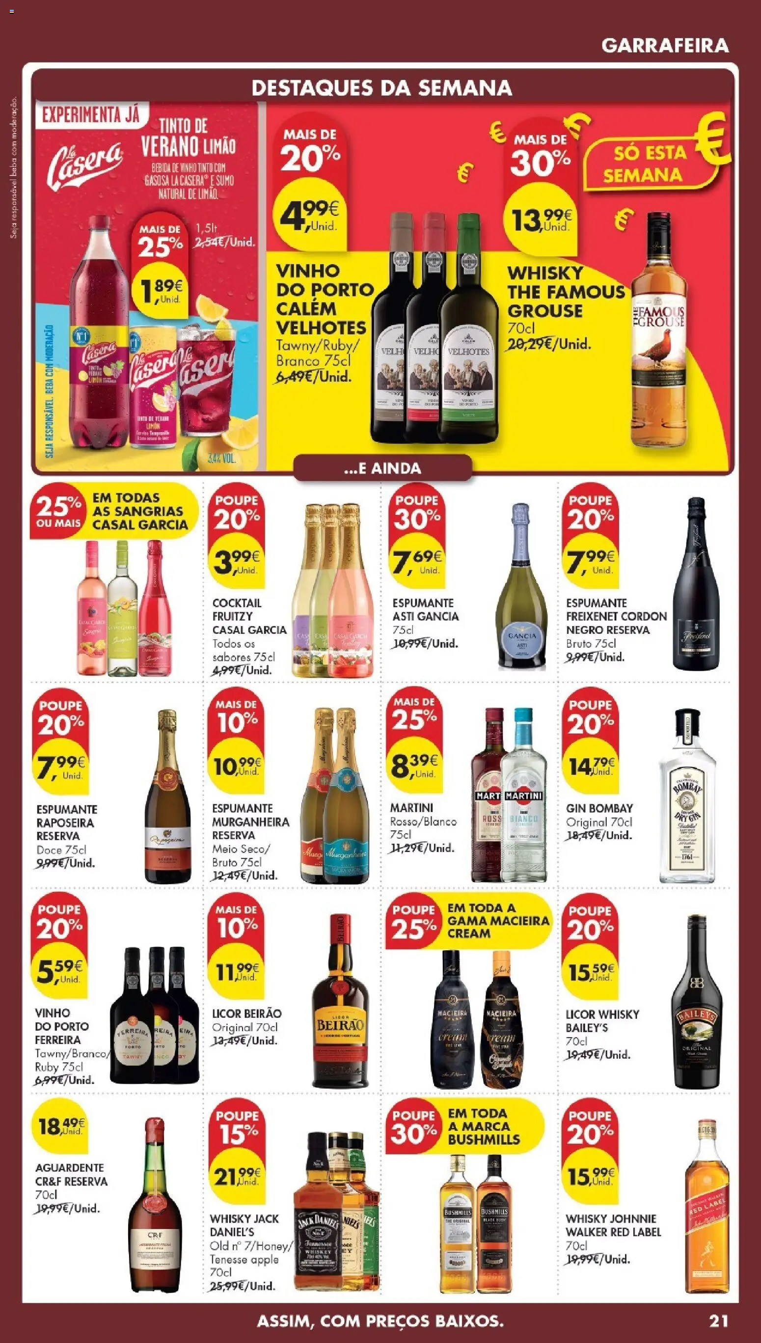 Pingo Doce Poupe Esta Semana Madeira │ válido de 31.03.2026 | Página: 21 | Produtos: Whisky, Espumante, Macieira cream, Bebida