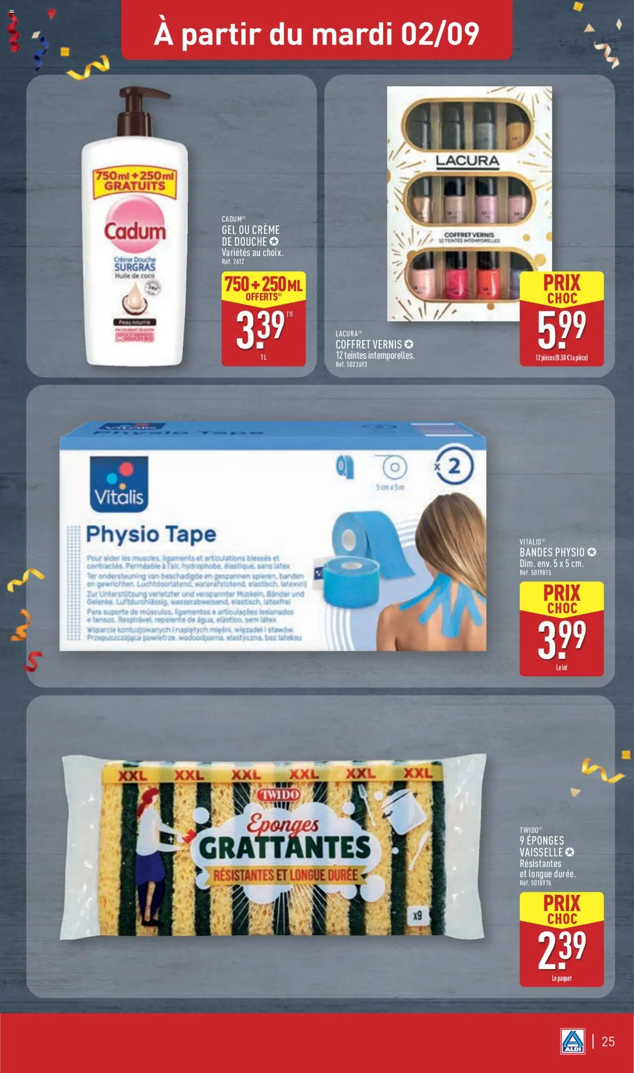  | Page: 28 | Produits: Huile de coco, Douche, Huile, Crème