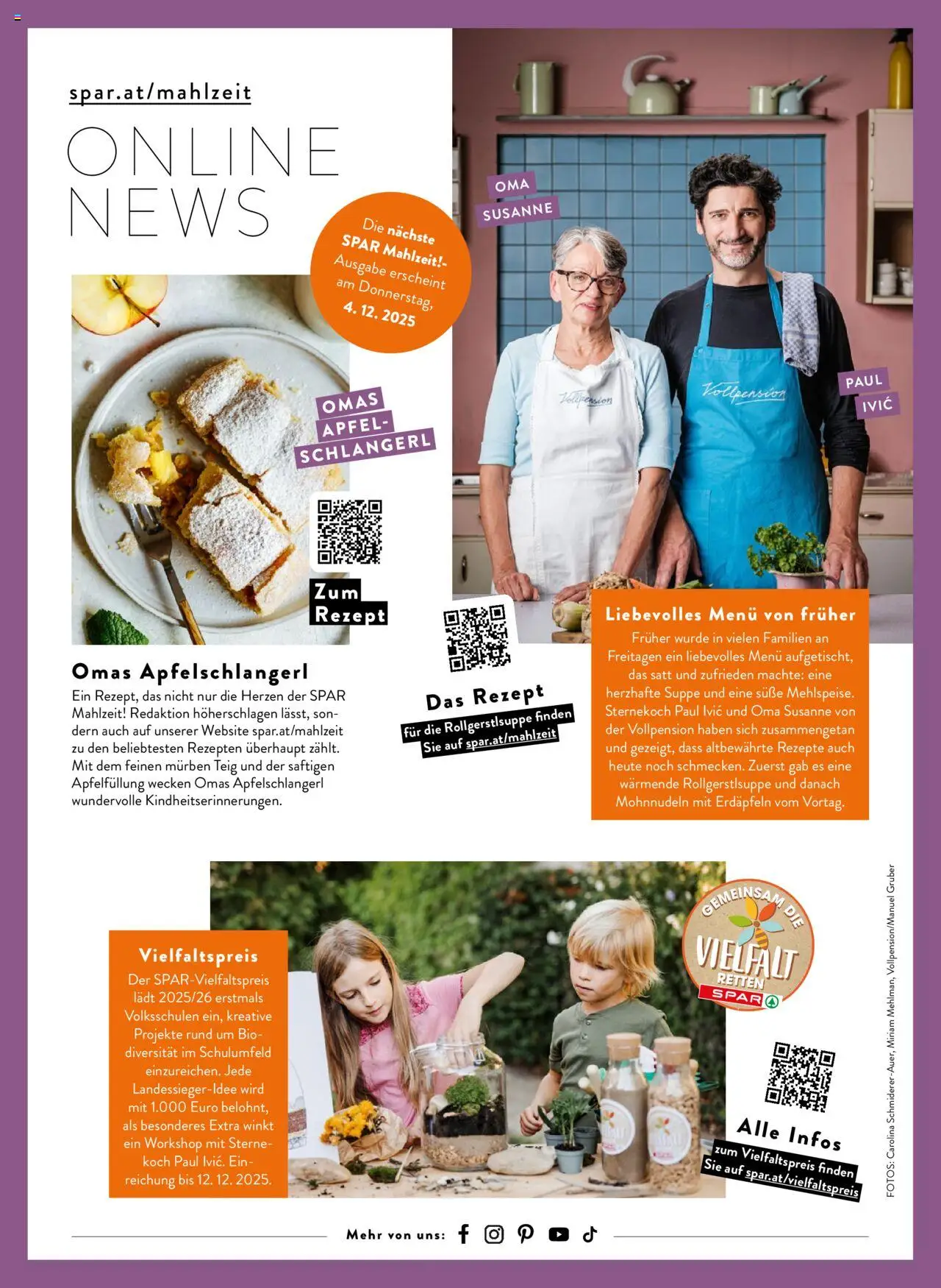 Spar Mahlzeit! Magazin gültig ab 01.09.2025 | Seite: 66 | Produkte: Äpfel