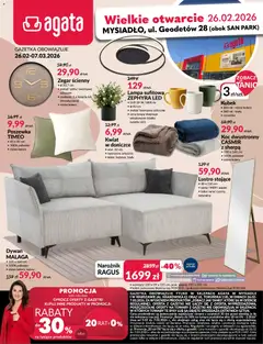 Pogląd oferty "Salony Agata Gazetka - Otwarcie sklepu w Mysiadle" - ważna od 26.02.2026